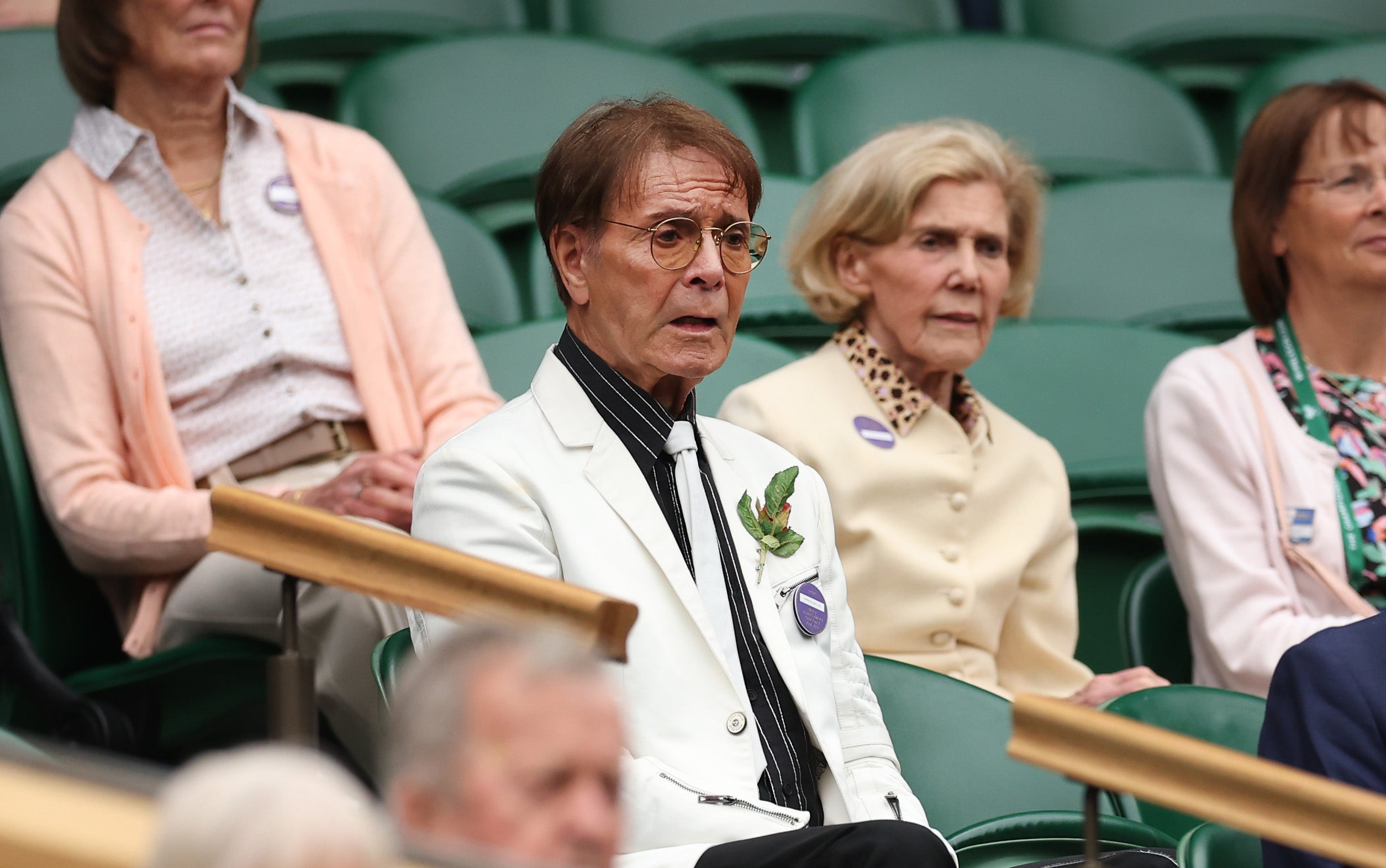 Sir Cliff Richard is a regular at Wimbledon