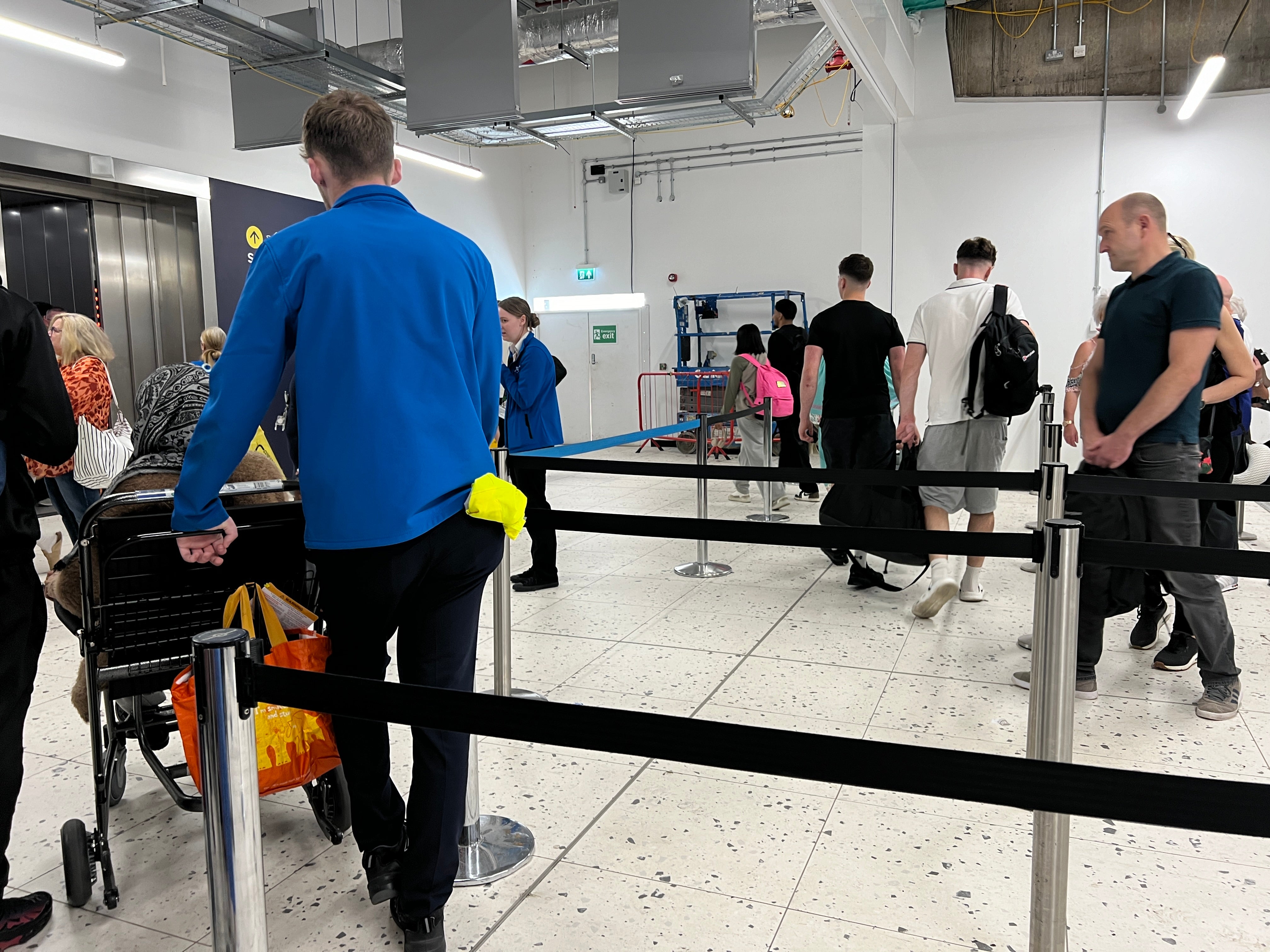 Passengers have recently faced some long queues at Birmingham airport