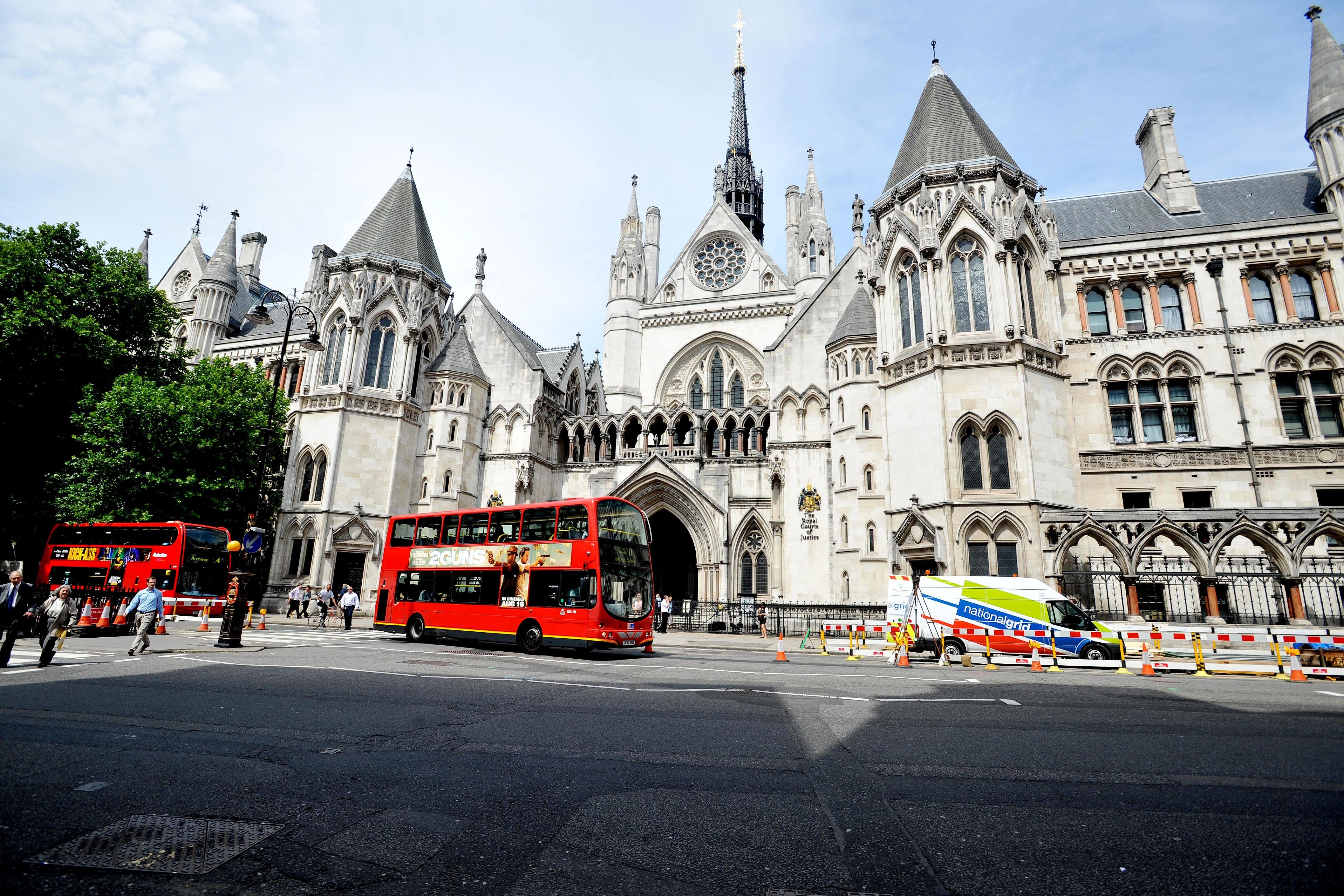 The case was heard at the Royal Courts of Justice in central London (Nick Anstell/PA)