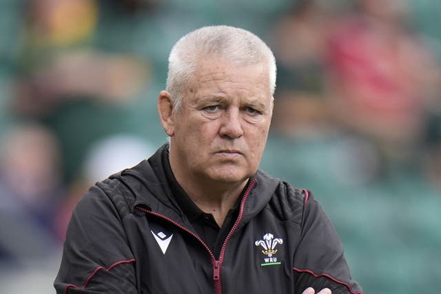 Wales head coach Warren Gatland has seen his team lose eight successive Tests (Andrew Matthews/PA)