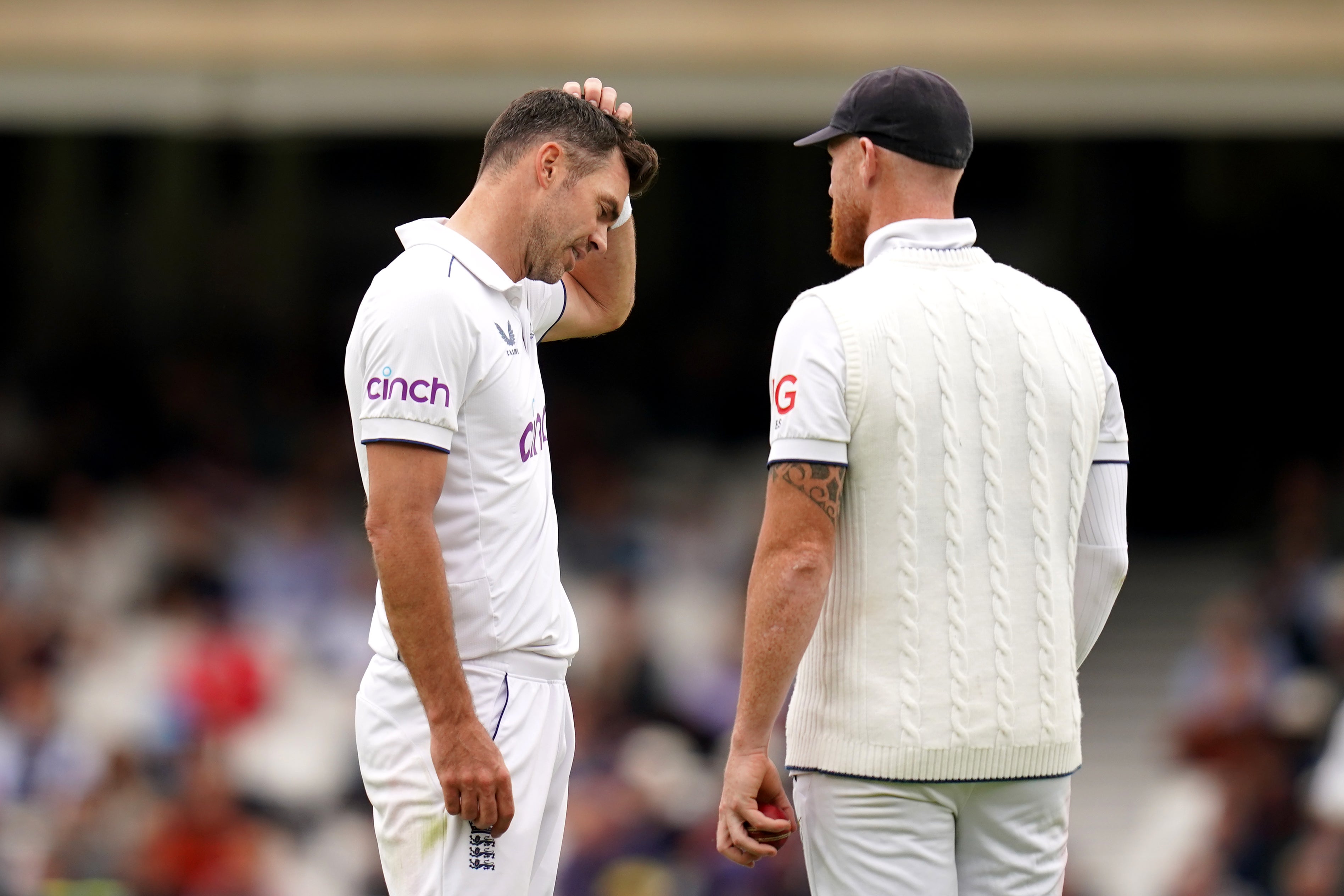 Ben Stokes (right) was part of the leadership group who decided to end Anderson’s glittering career