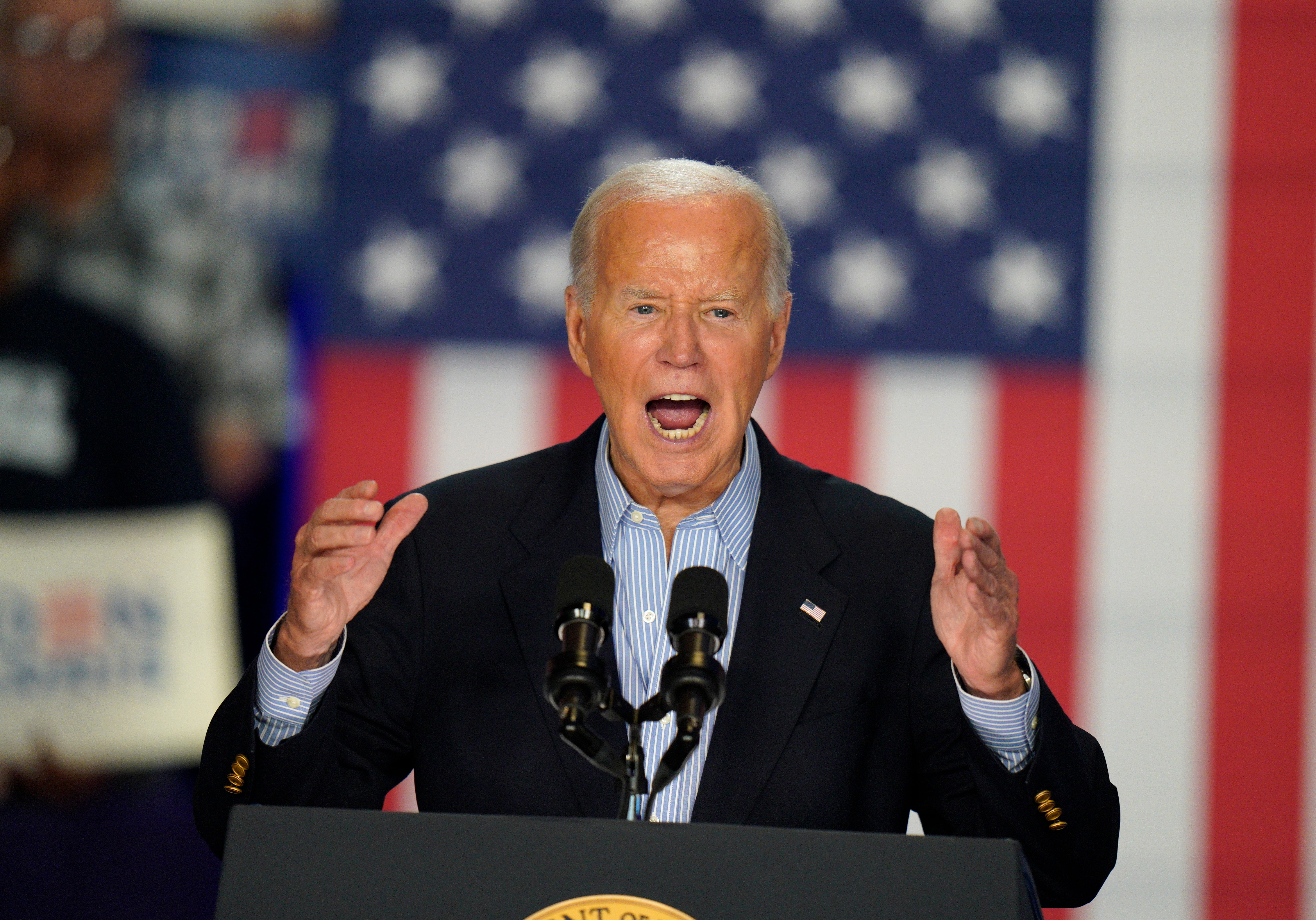 Biden reaffirmed his commitment to his re-election bid on Monday in a letter he shared on his X account