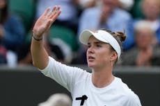 Ukrainian Elina Svitolina breaks down in tears at Wimbledon over missile strikes on Kyiv