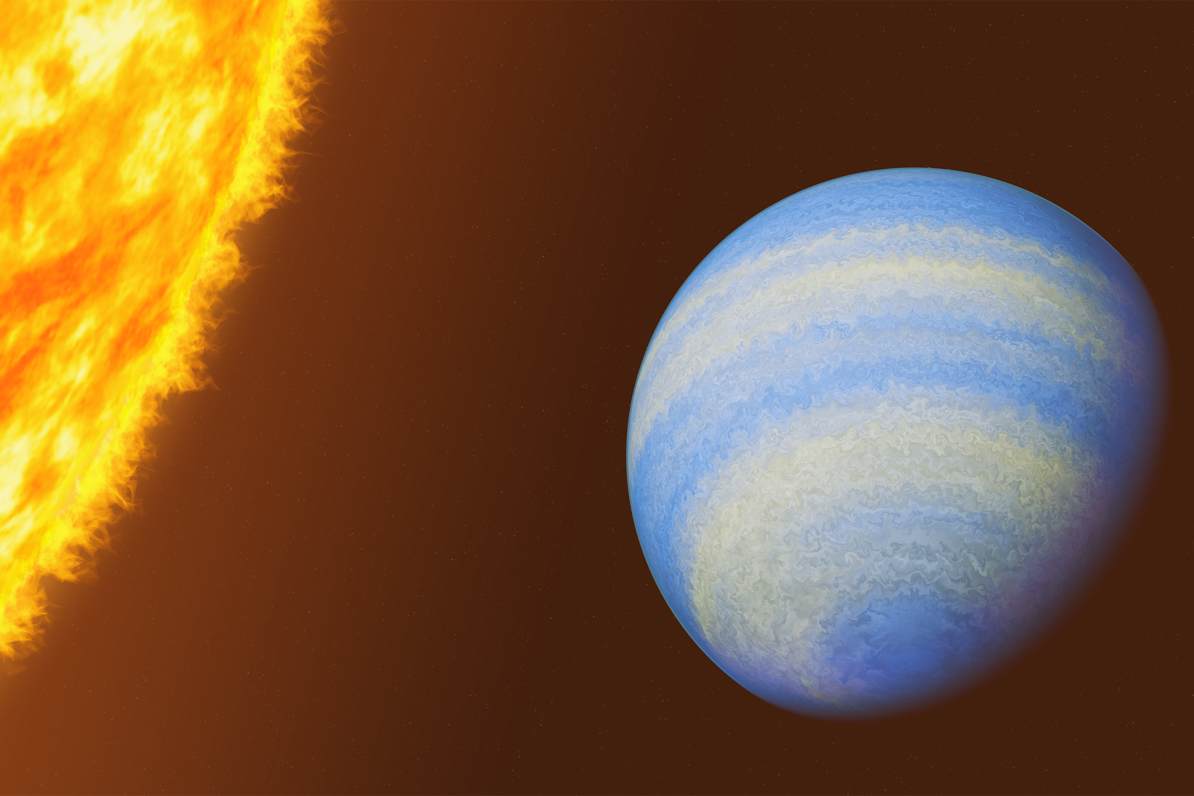 HD 189733 b is a Jupiter-sized gas giant (Roberto Molar Candanosa/Johns Hopkins University)