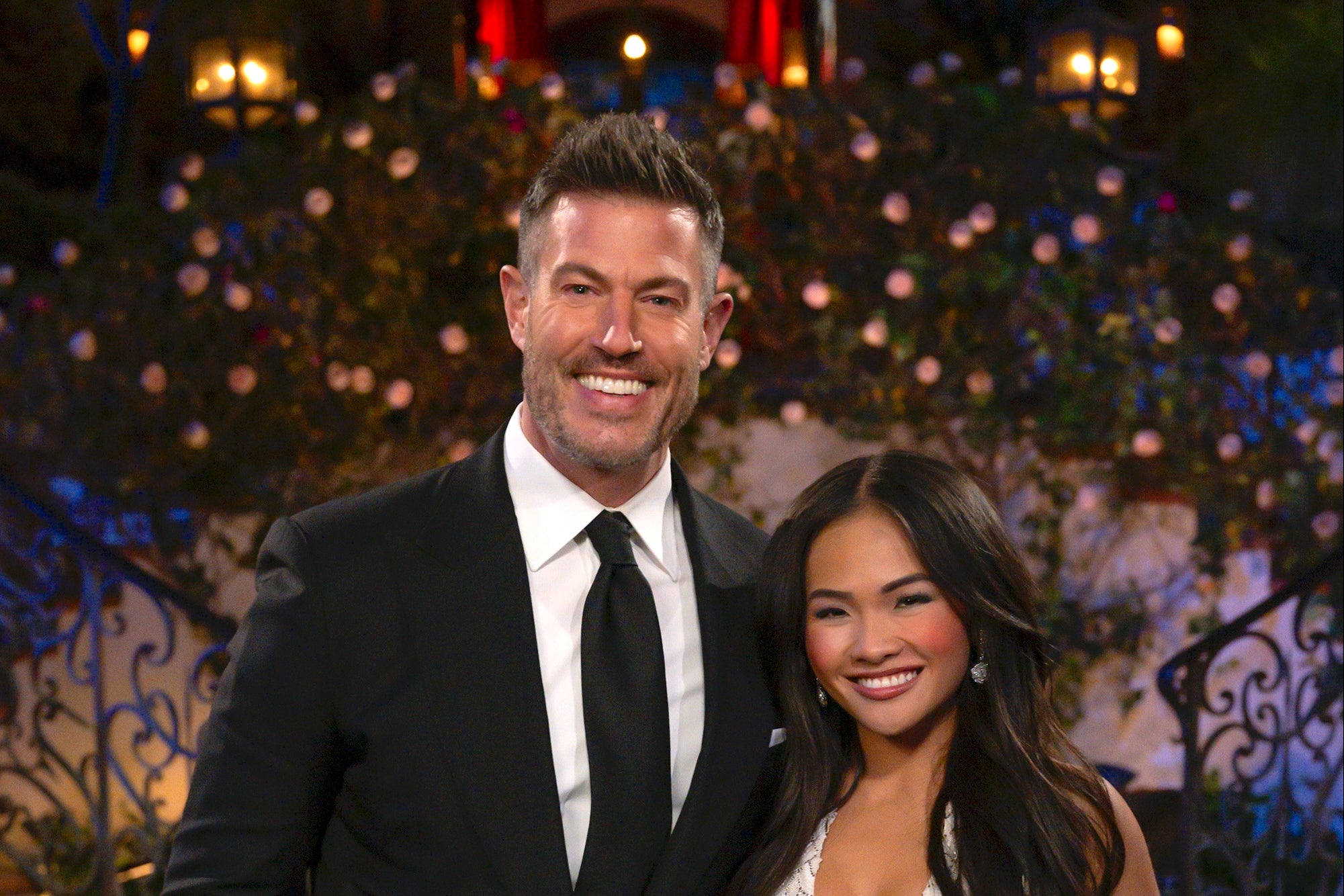 Jesse Palmer with ‘The Bachelorette’ star Jenn Tran