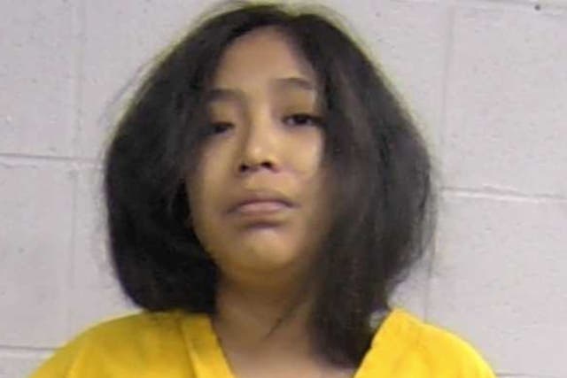 <p>Daira Mejia Aguilar, 22, was charged with abusing a corpse, following the discovery of a deceased newborn wrapped in a trash bag in her car</p>