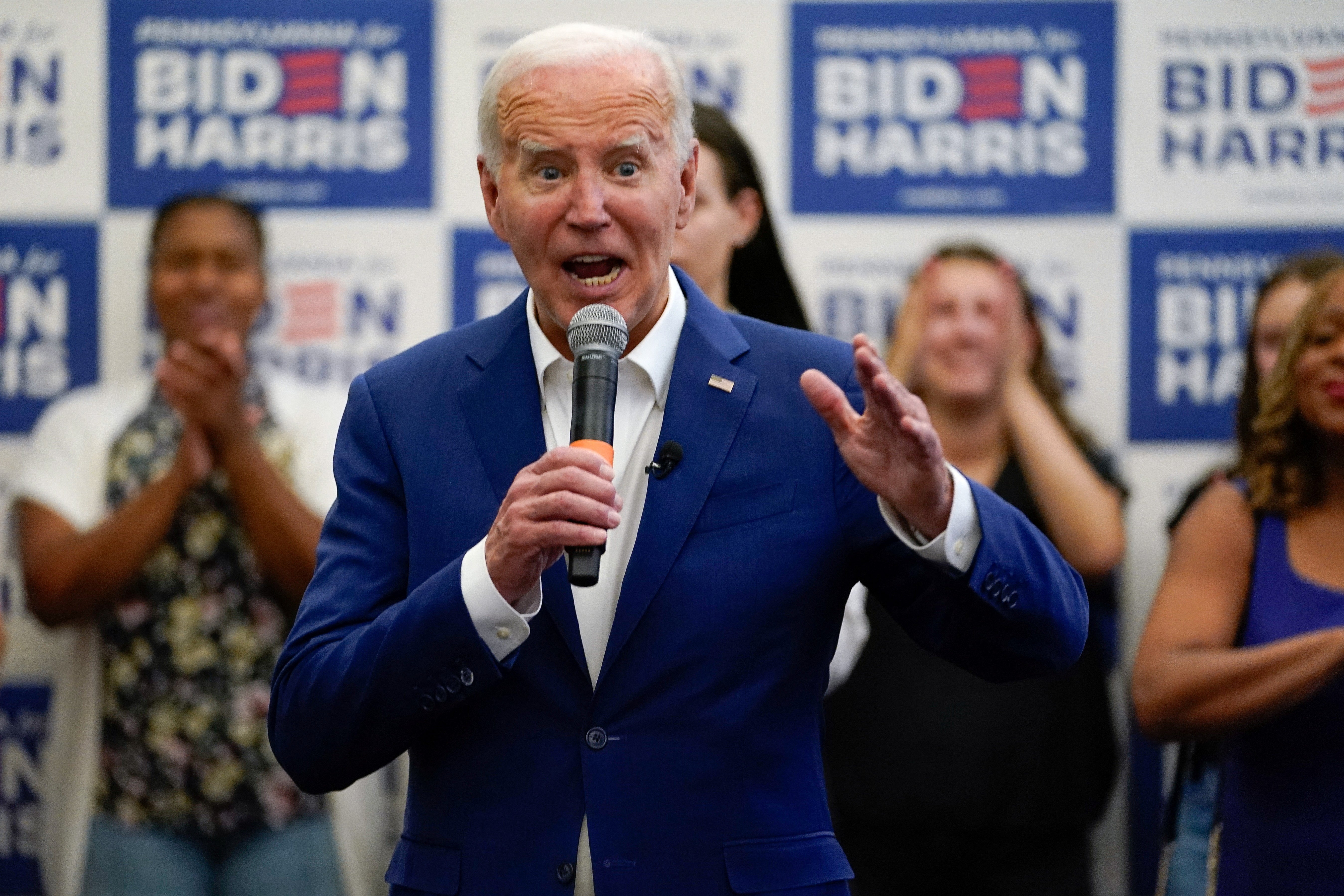 Joe Biden said he was ‘frustrated’ with ‘elites’ in the party, he told MSNBC on Monday morning