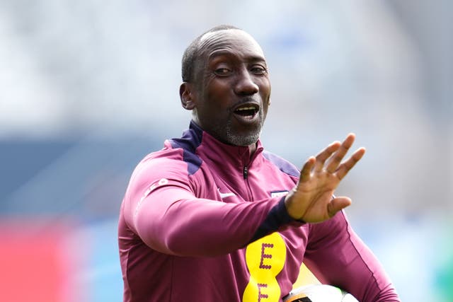 Jimmy Floyd Hasselbaink has been part of Gareth Southgate’s England coaching set-up since March 2023 (Adam Davy/PA)