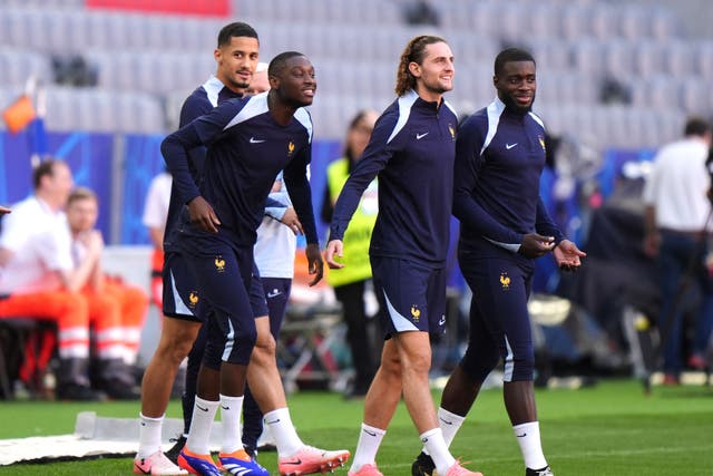 France are preparing to face Spain on Tuesday (Bradley Collyer/PA)