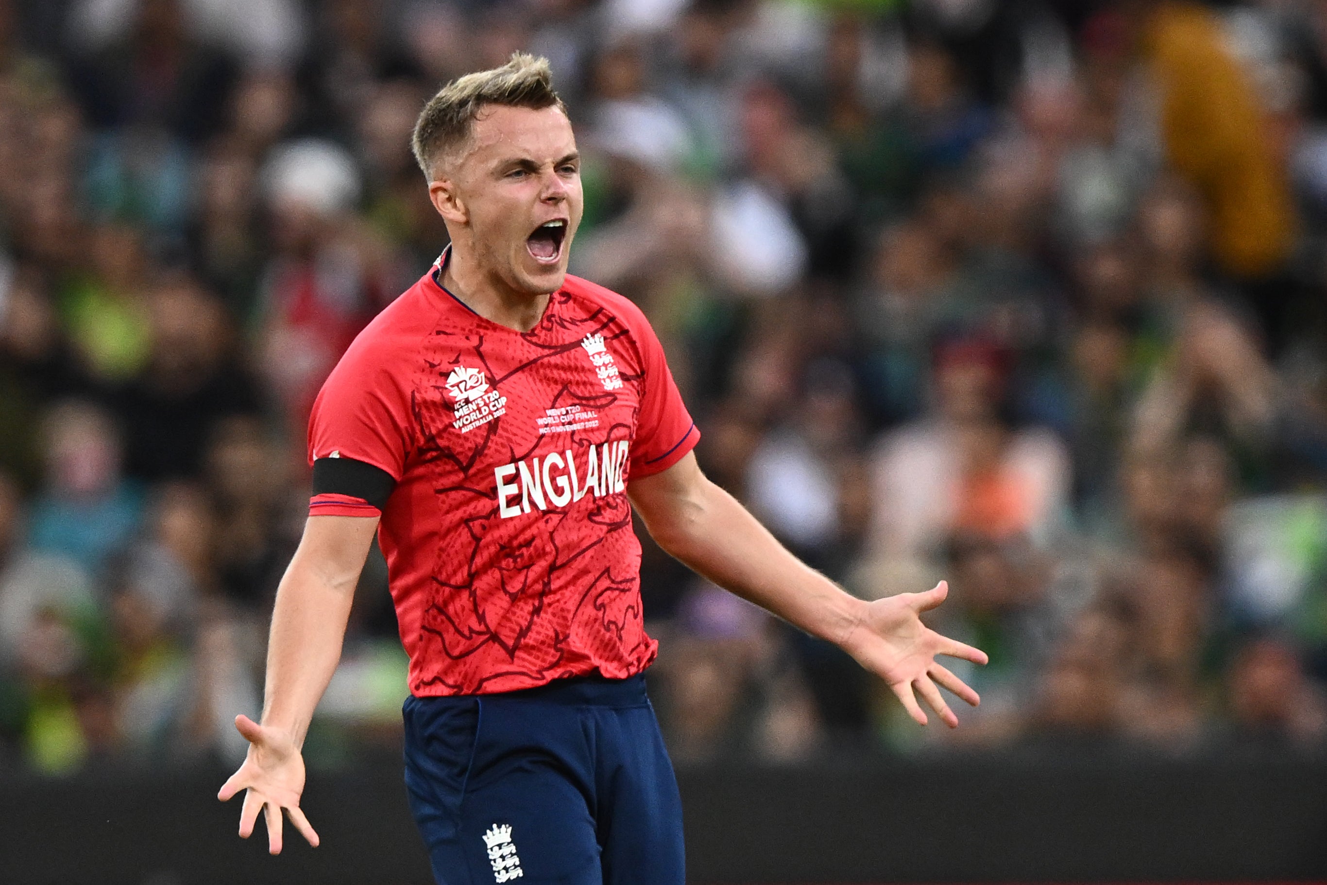 England’s Sam Curran during the T20 World Cup in 2022 (PA)