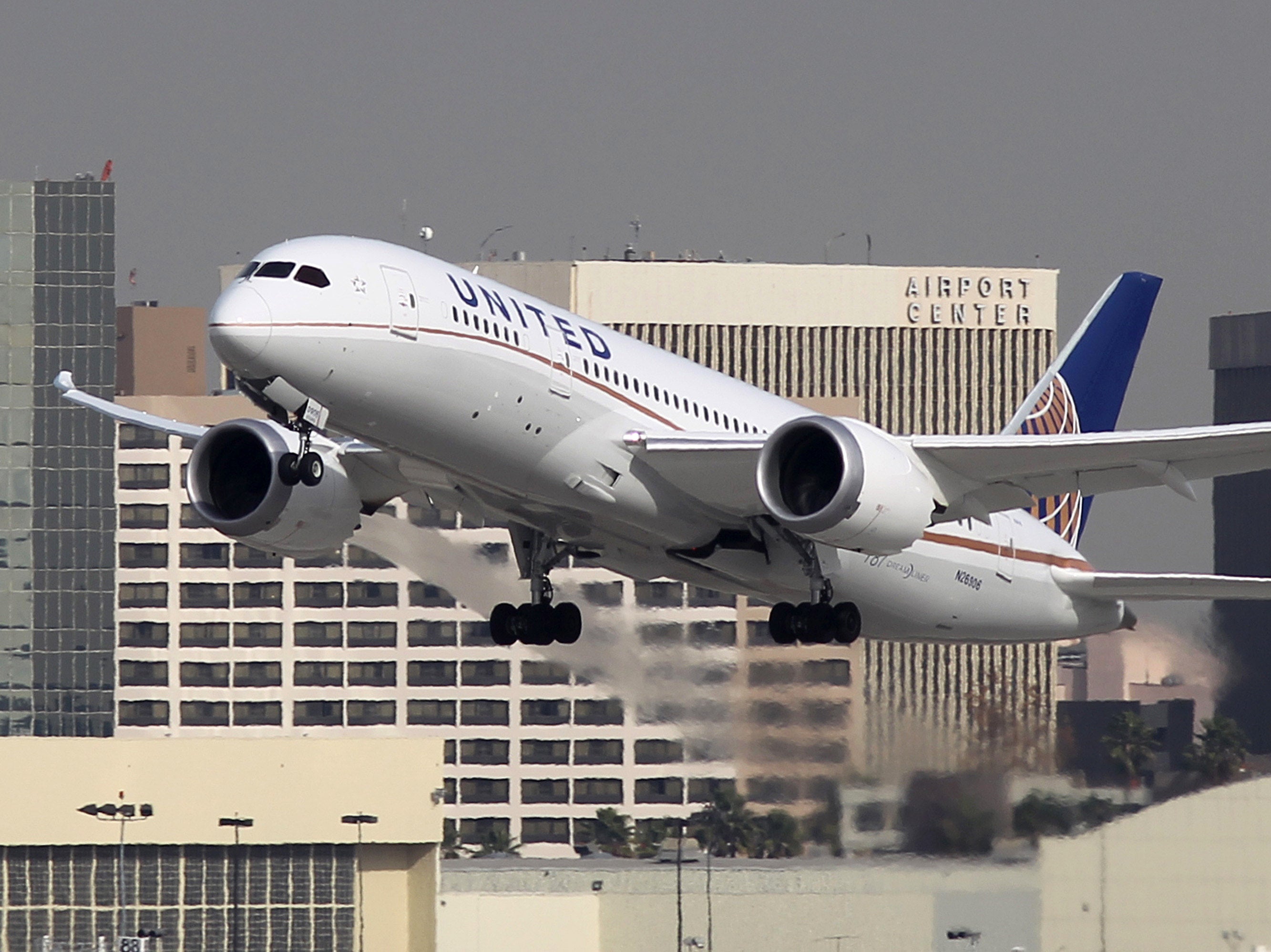 The United flight in question was headed from San Francisco to Washington, D.C.