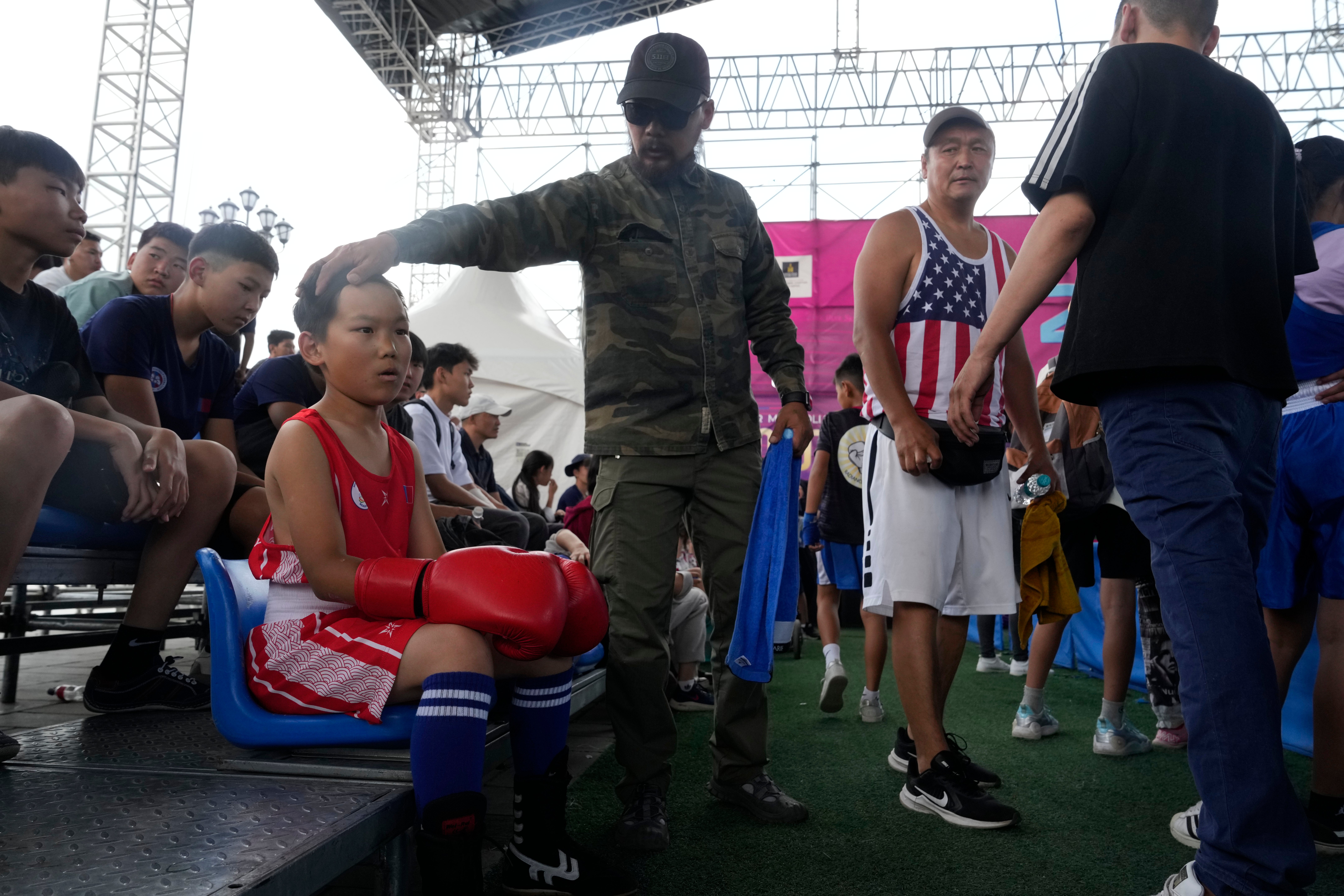 Mongolia Boxing Boy Photo Gallery