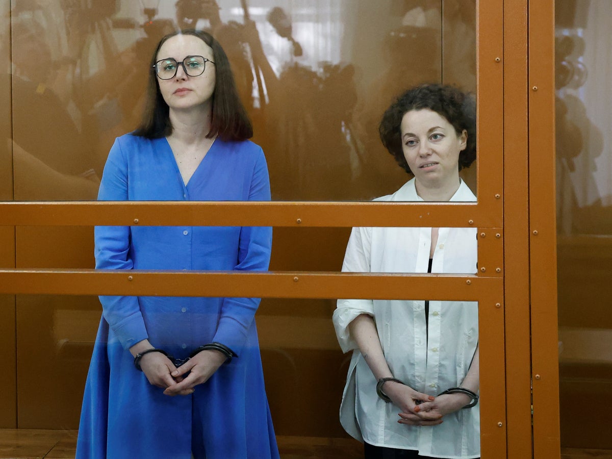 Russian court sends writer and director of Isis brides play to jail for ‘justifying terrorism’