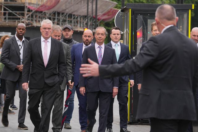 Reform UK’s new MPs arrived at Parliament for the first time on Tuesday. (Maja Smiejkowska/PA)