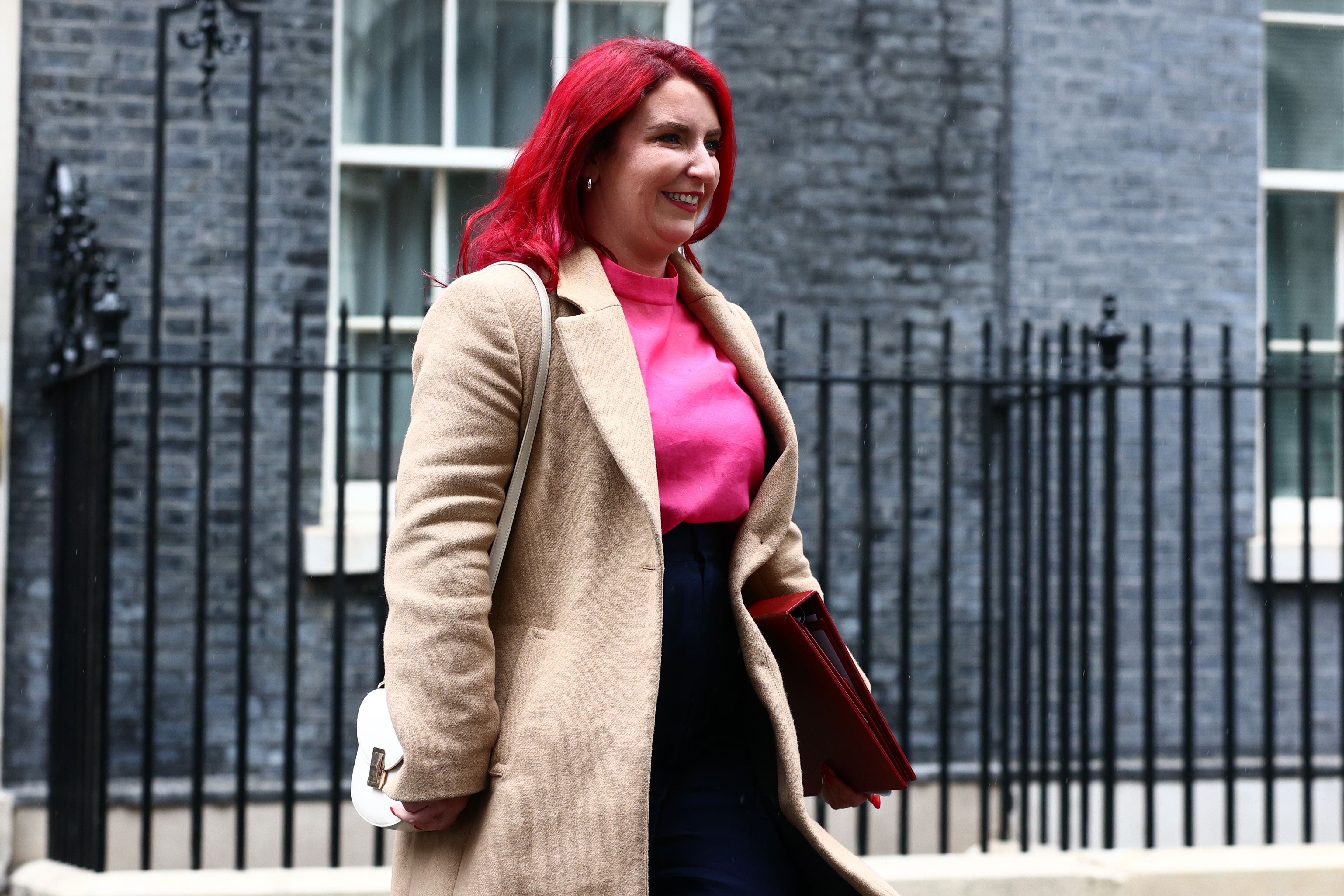 Transport Secretary Louise Haigh met civil servants in the Department for Transport for the first time in her new role (Tejas Sandhu/PA)