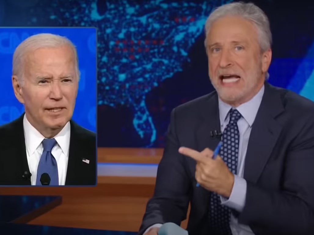 Jon Stewart’s fiery tirade of comments on Biden-Trump debate came after a hiatus from late night shows