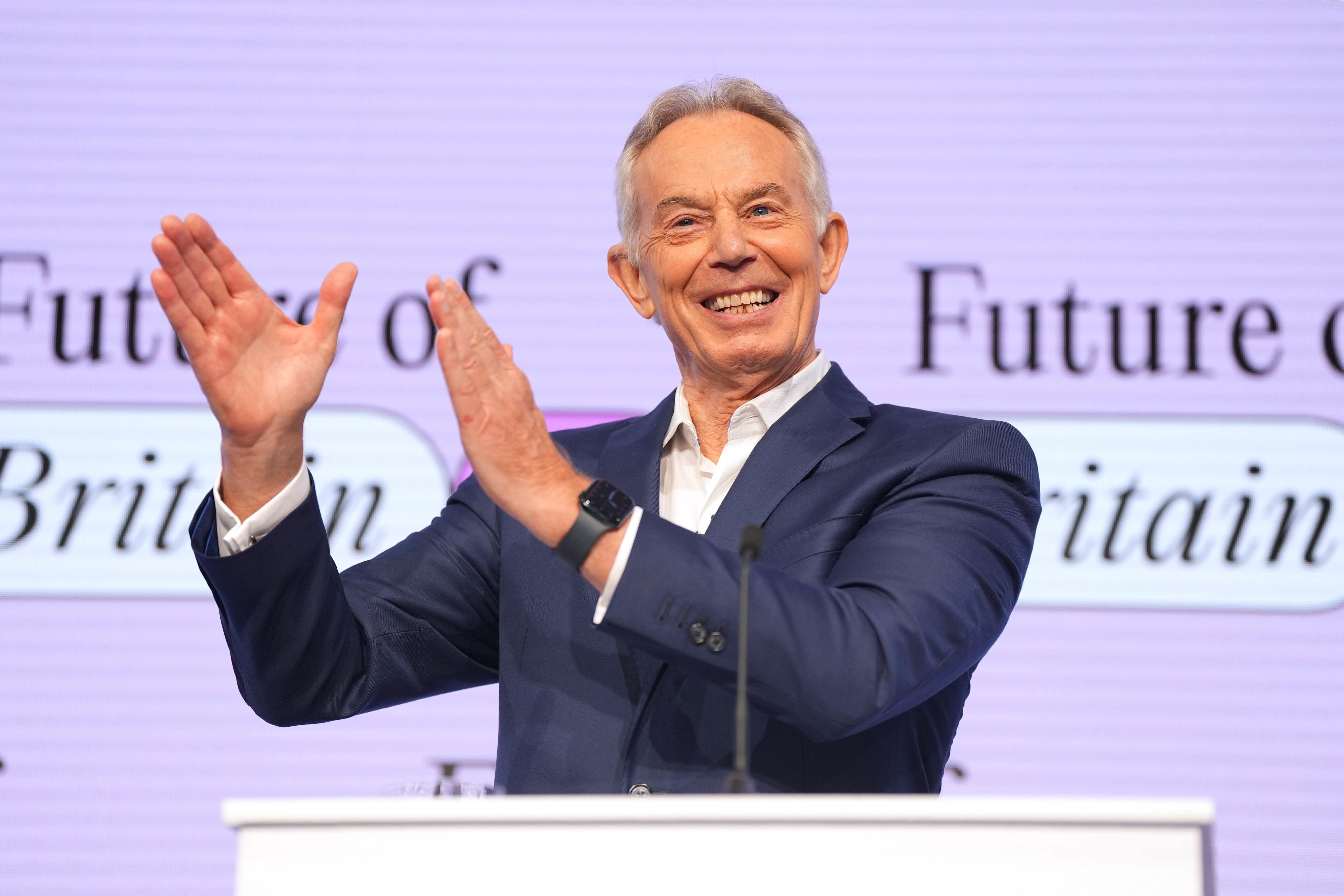 Tony Blair said his successor, Keir Starmer, will need to improve growth and productivity and drive value and efficiency through public spending
