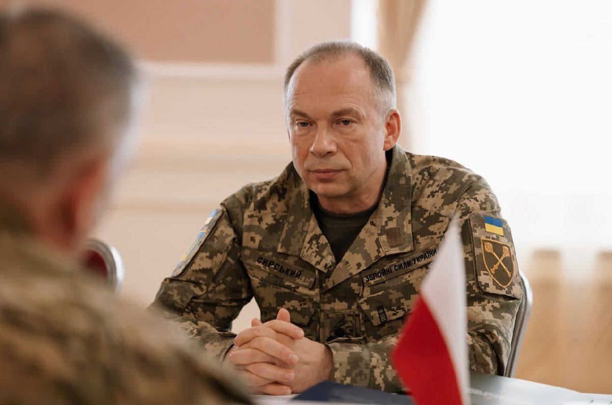 Ukraine’s top commander Oleksandr Syrskyi