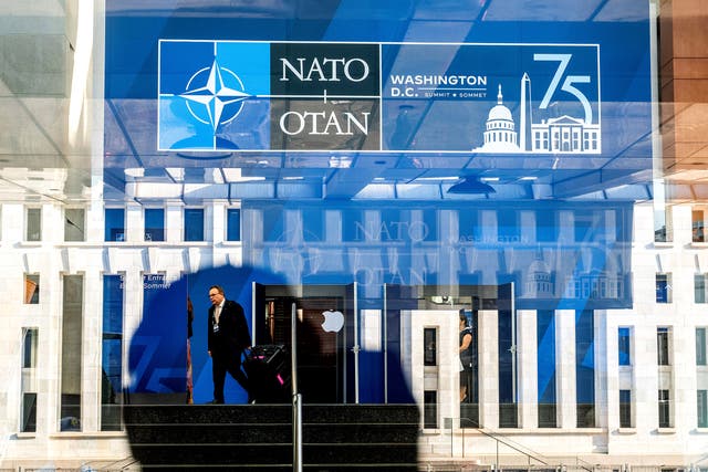 <p>NATO is set to meet in Washington, DC, this week as Joe Biden looks to move past questions about his political future </p>