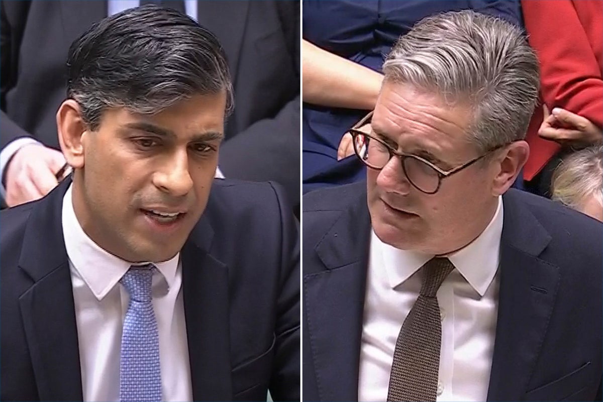 Starmer faces Sunak at PMQs as suspended Labour MP says she is a victim of ‘macho virility test’ - live