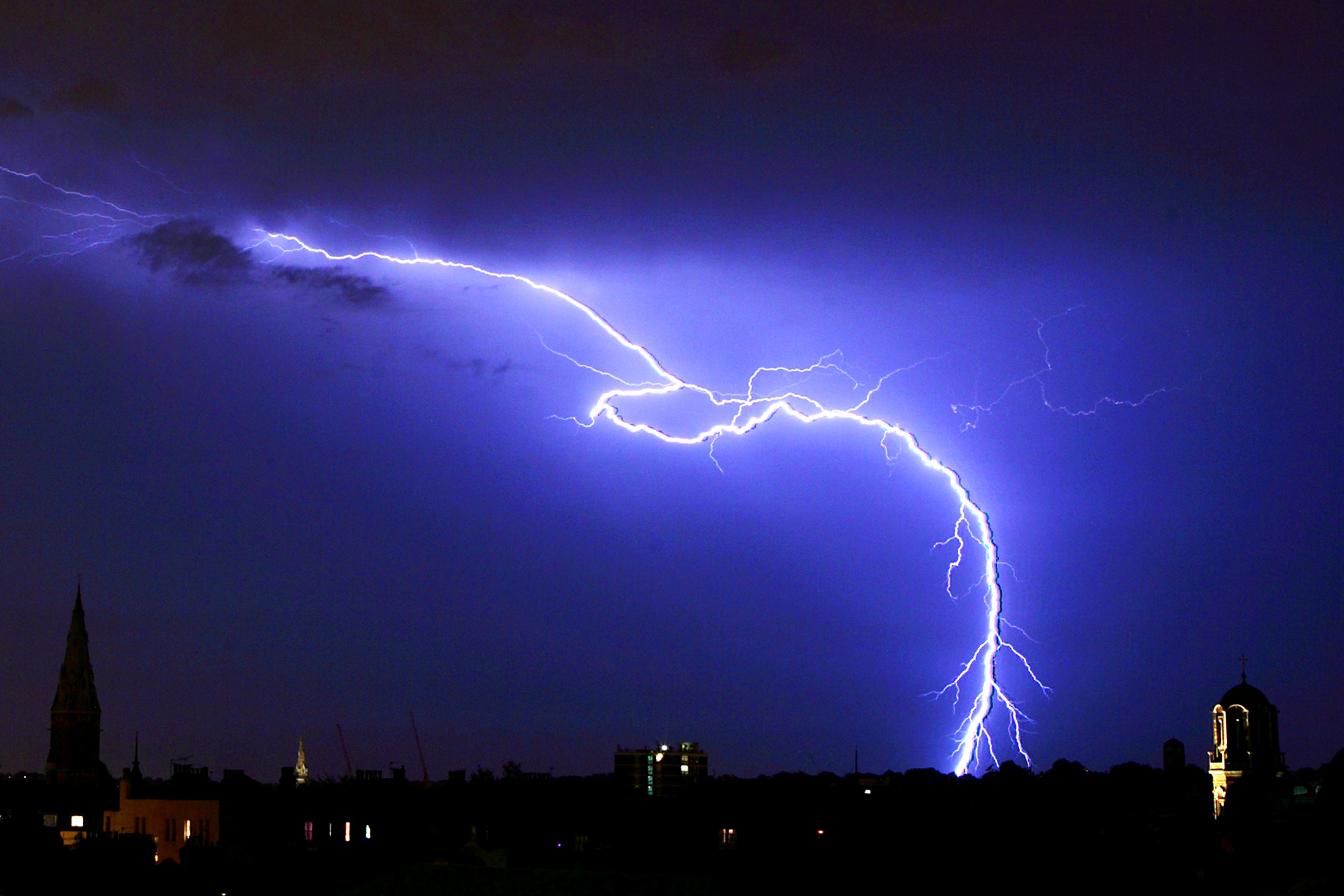 A yellow alert for thunderstorms will cover most of southern England, the Midlands and parts of the North