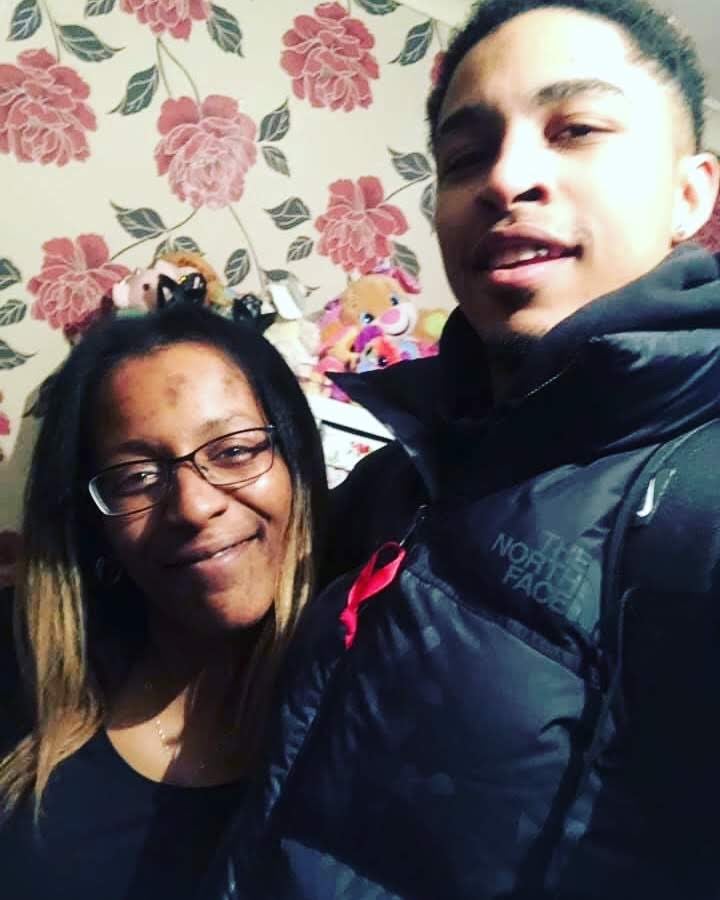 ‘Now all that is left for friends and family to do is pray that one of these days he is found’ Ricardo with his mother Natasha