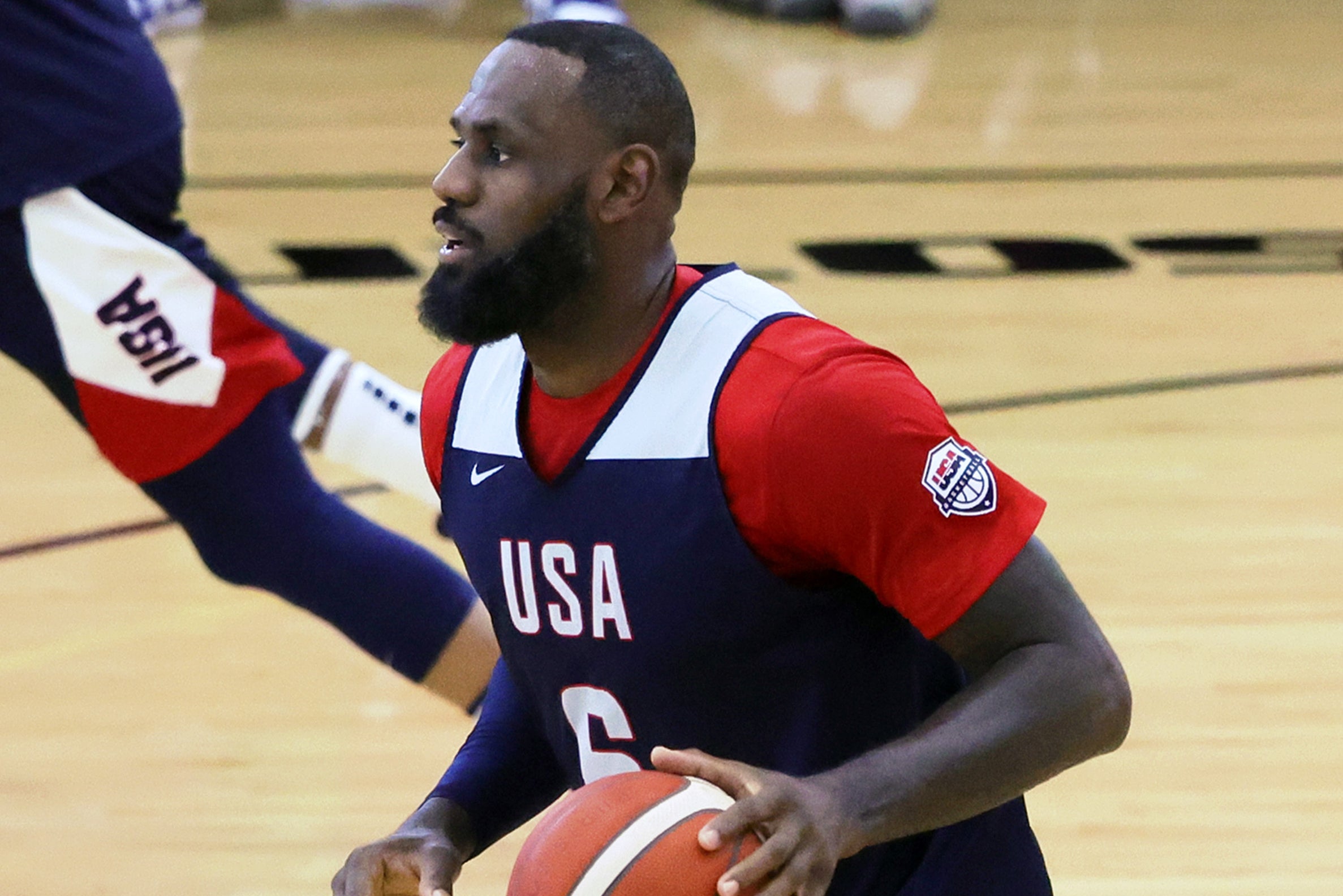 LeBron James is seeking a third Olympic gold medal with Team USA