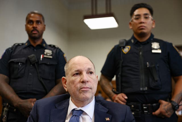 <p>Harvey Weinstein could face a possible new sexual assault trial in New York by the fall. He and his lawyers were in court Tuesday for a hearing </p>