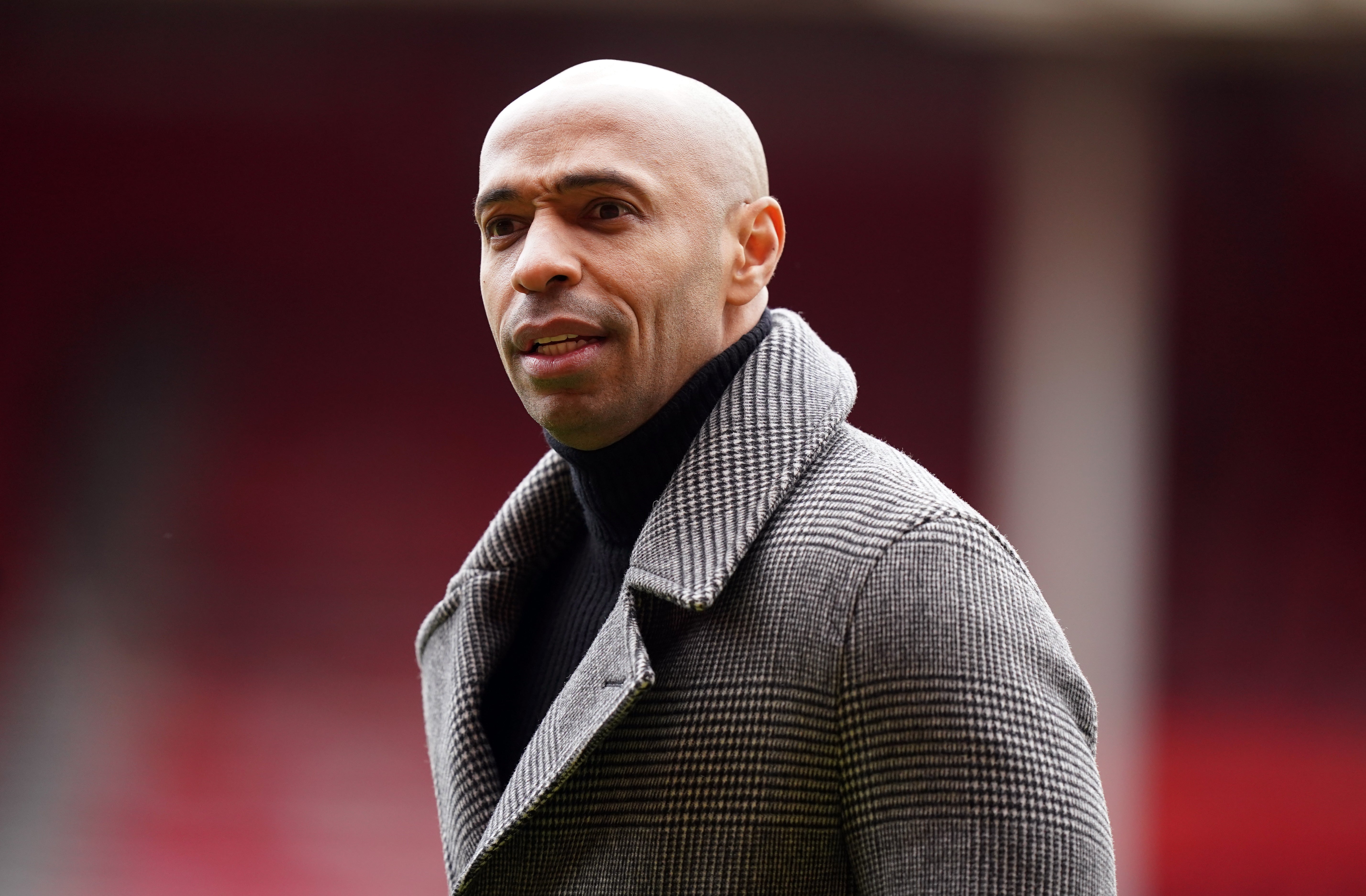 Former France and Arsenal forward Thierry Henry was linked with the Wales job after studying for his coaching badges at the FAW (Mike Egerton/PA)