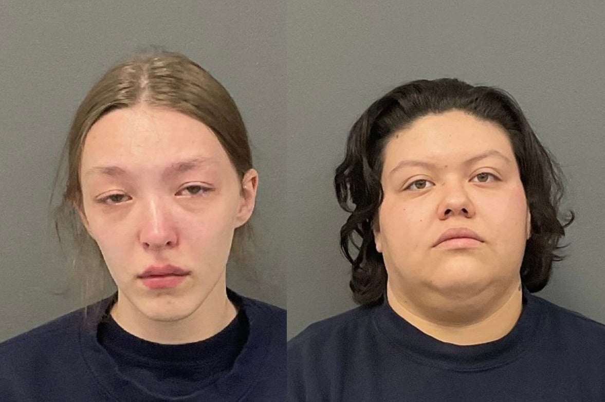 Shiann Erickson, left, and Rosa Garza, right, have been charged in connection with the murder of three-year-old Eastyn Deronjic