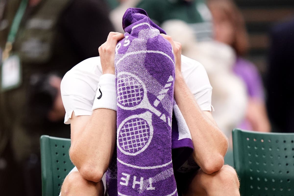 Jannik Sinner hit by illness in five-set defeat to Daniil Medvedev at Wimbledon