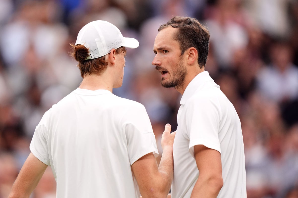 Wimbledon day nine: Daniil Medvedev knocks out world number one Jannik Sinner