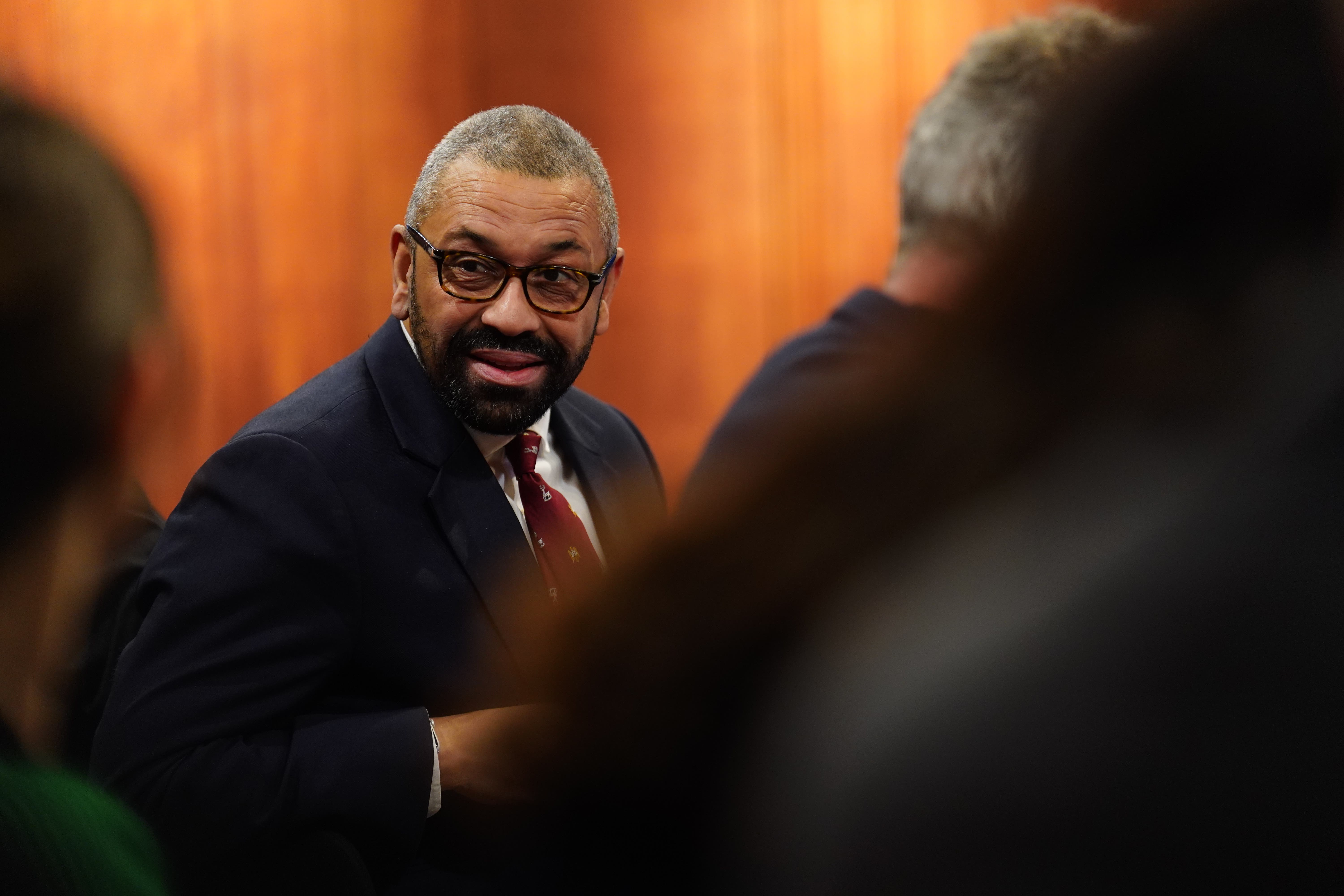 Former home secretary James Cleverly