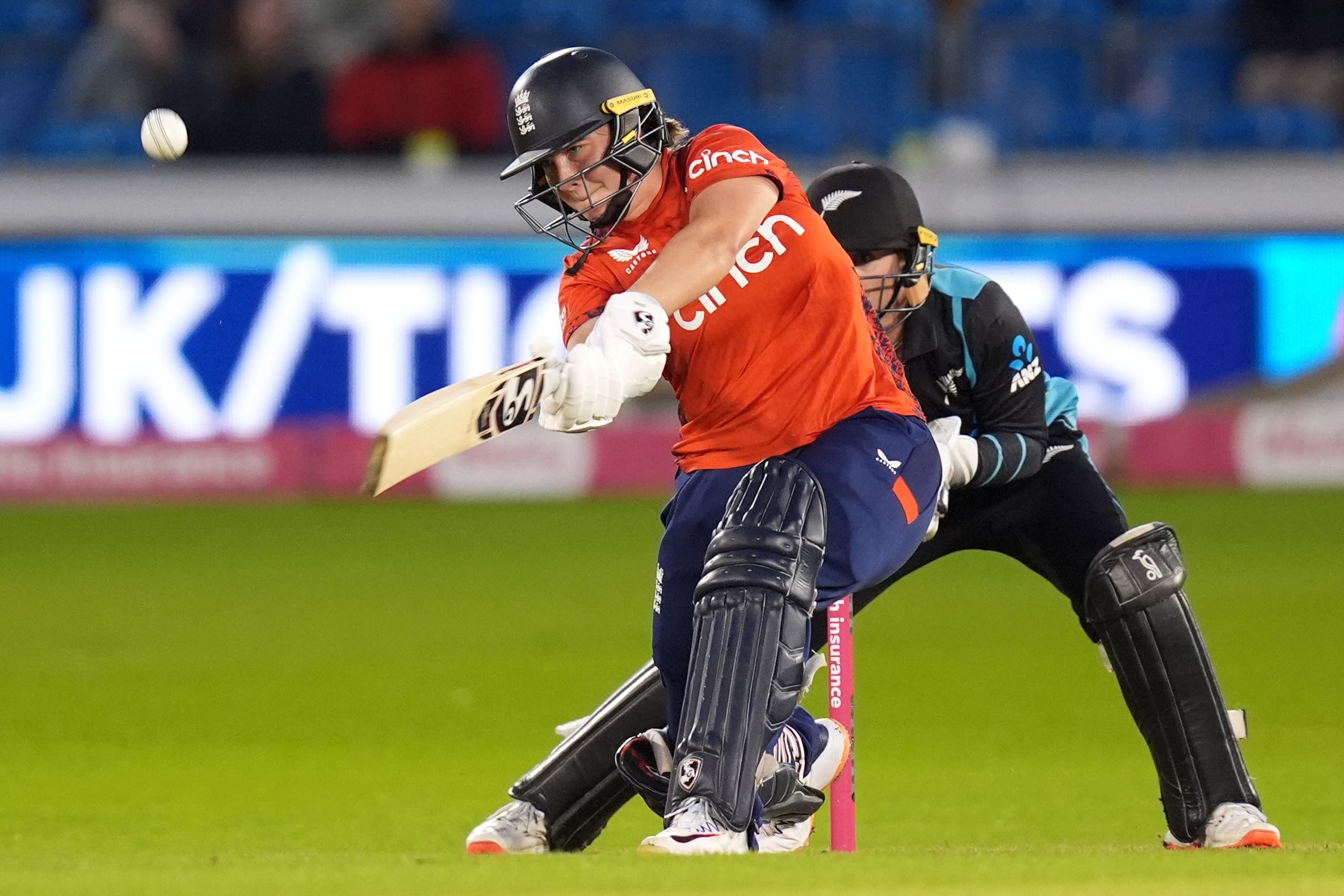 Alice Capsey top-scored for England (Gareth Fuller/PA)