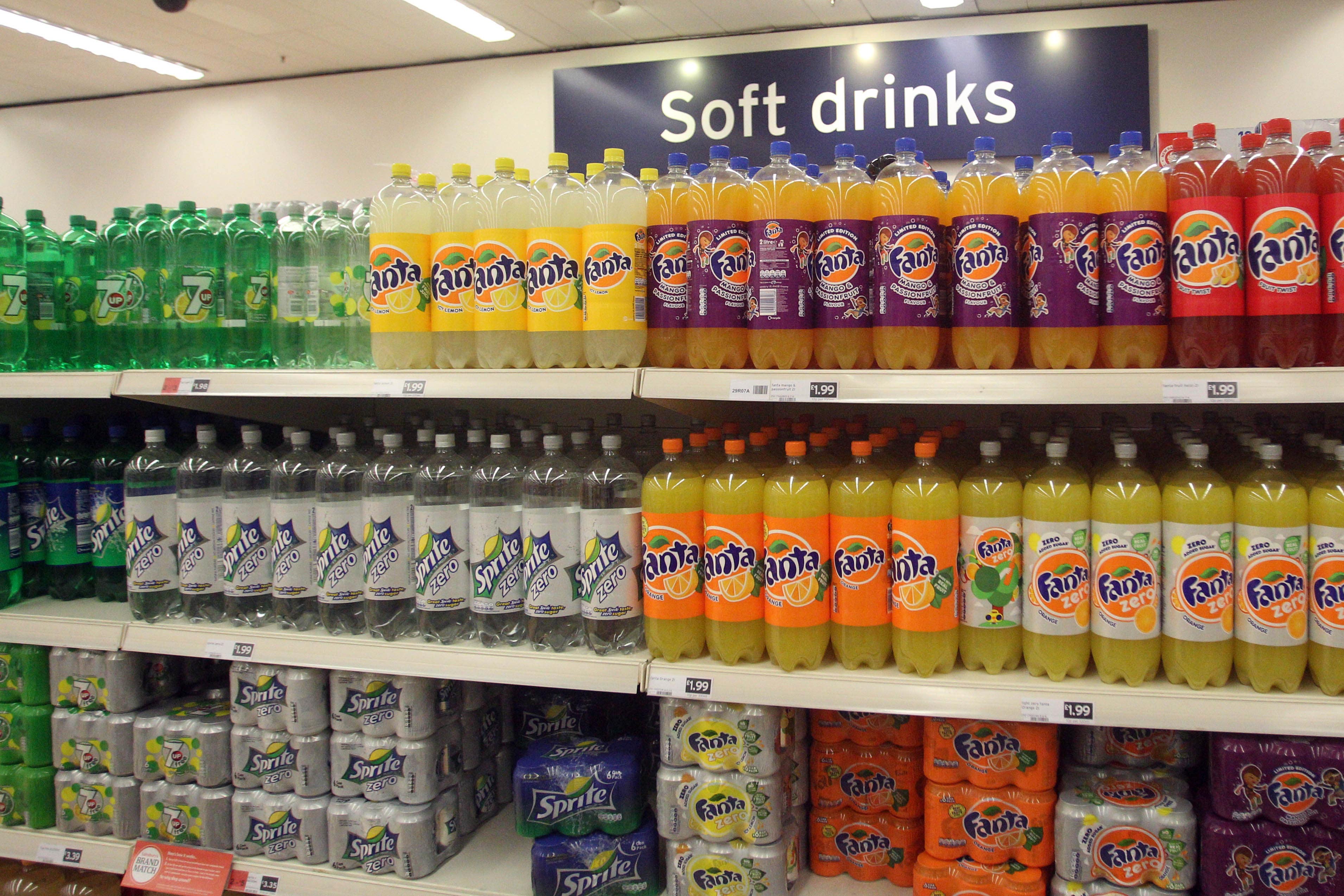 The sugar tax imposed on soft drinks in Britain led to a significant drop in sugar in people’s diets, according to a long-term study (Lewis Whyld/PA)
