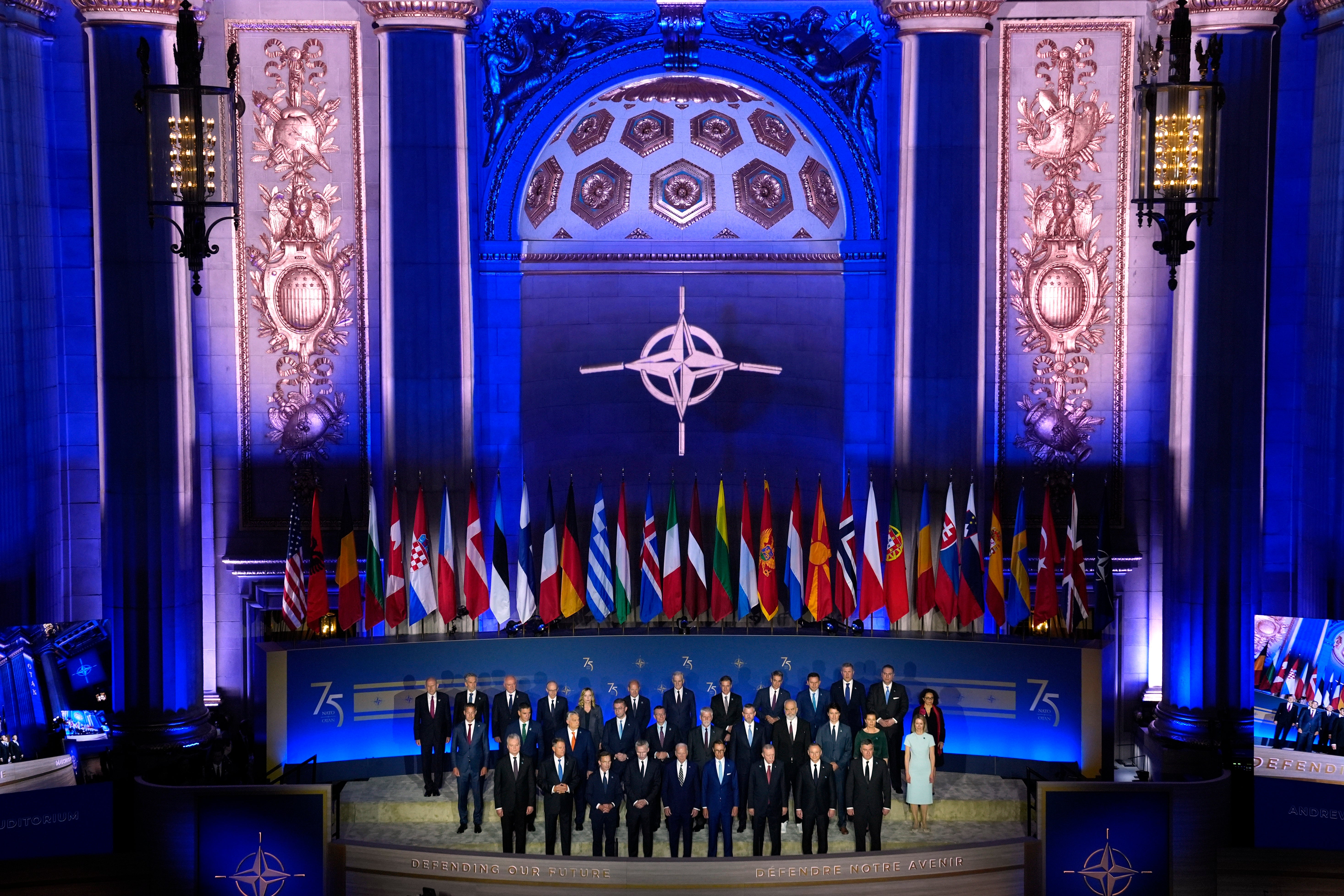 The Mellon Auditorium is the place where the North Atlantic Treaty was signed in 1949