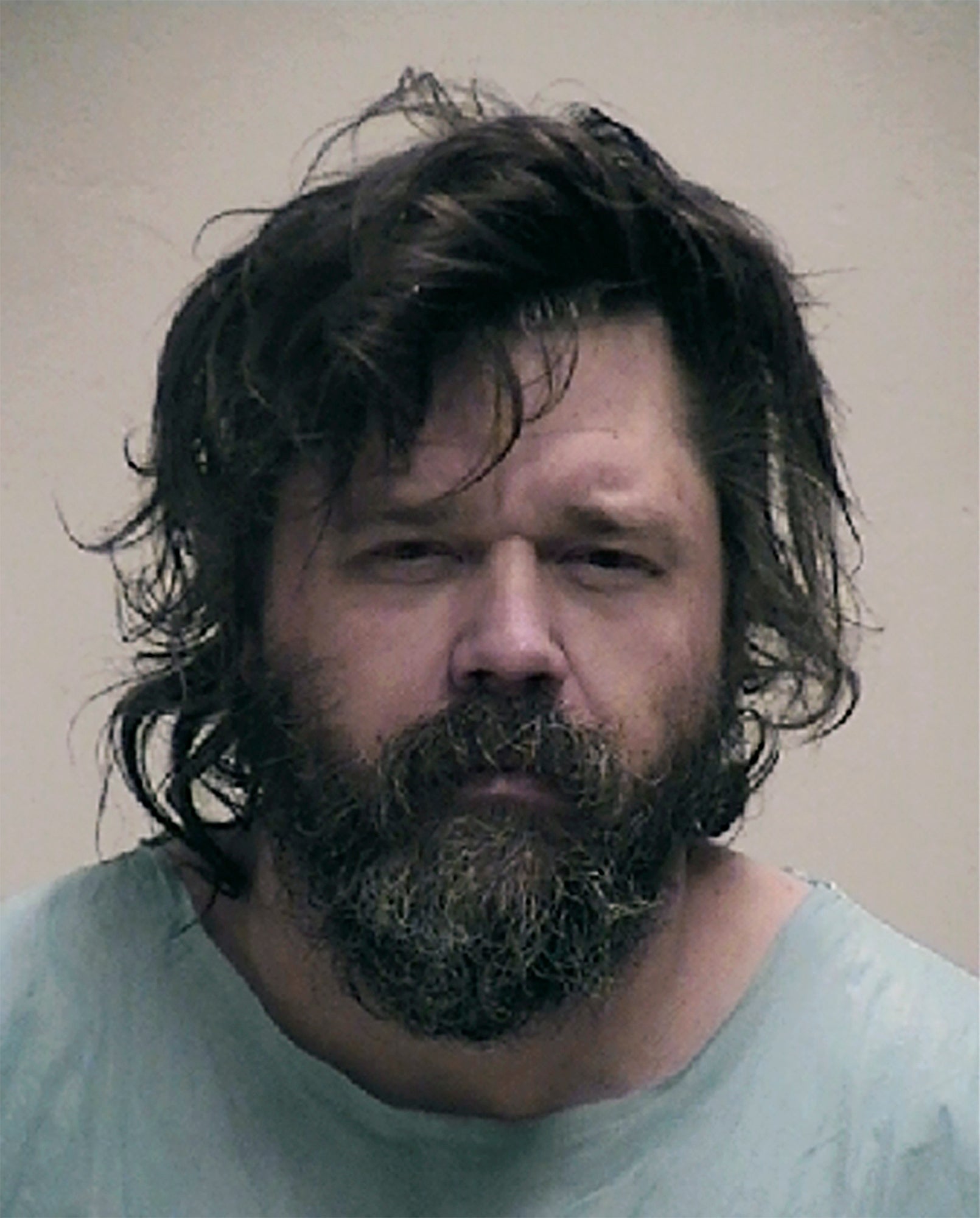 This booking photo provided by Clay County, Mo., Sheriff's Office shows Timothy Haslett, of Excelsior Springs, Mo. Haslett was already in custody on kidnapping and rape charges, when on Tuesday, July 9, 2024, prosecutors charged him with the murder of another woman whose remains were found in a barrel in the Missouri River