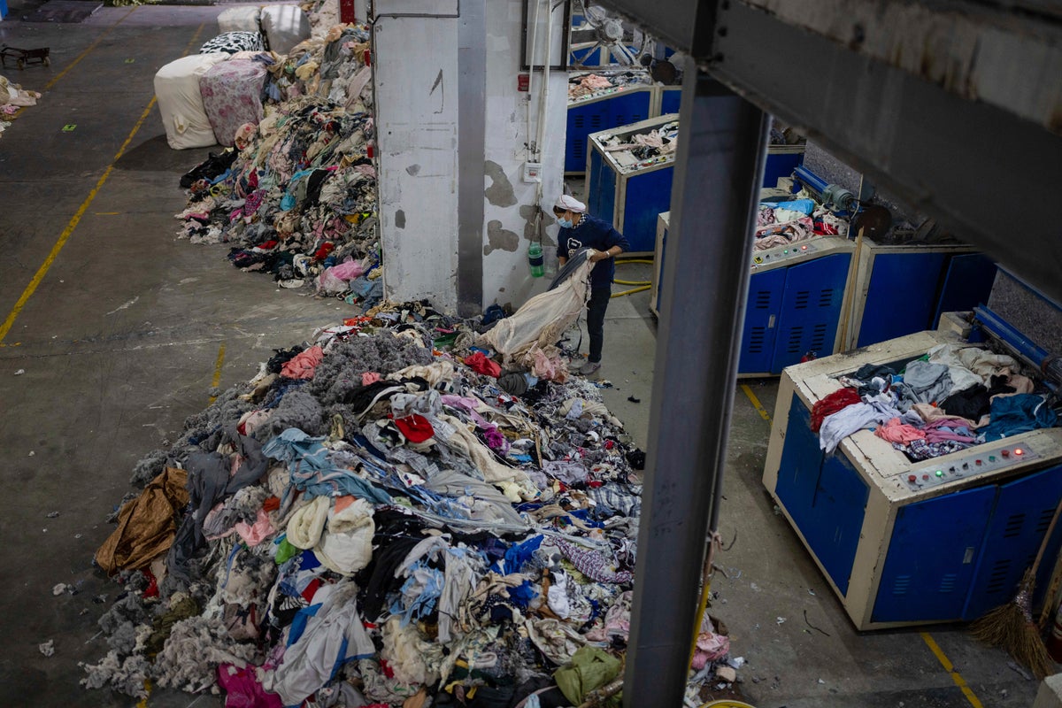 China's landfills brim with textile waste as fast fashion reigns and recycling takes a back seat