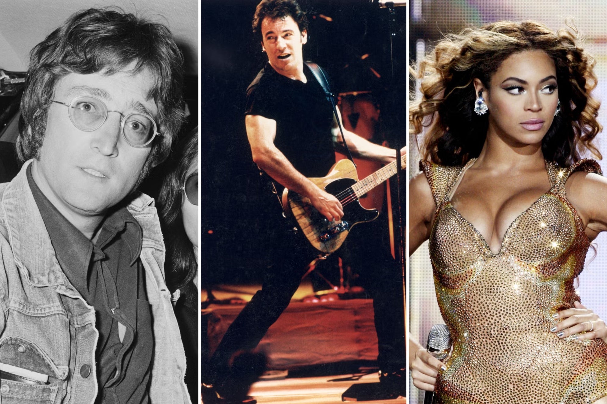 John Lennon / Bruce Springsteen / Beyonce