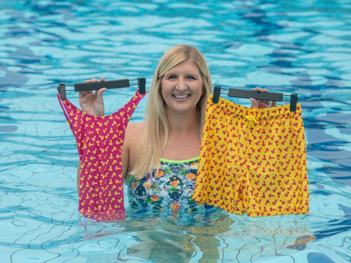 Olympic swimmer joins campaign to end sales of ‘invisible’ children’s swimwear which camouflages in water