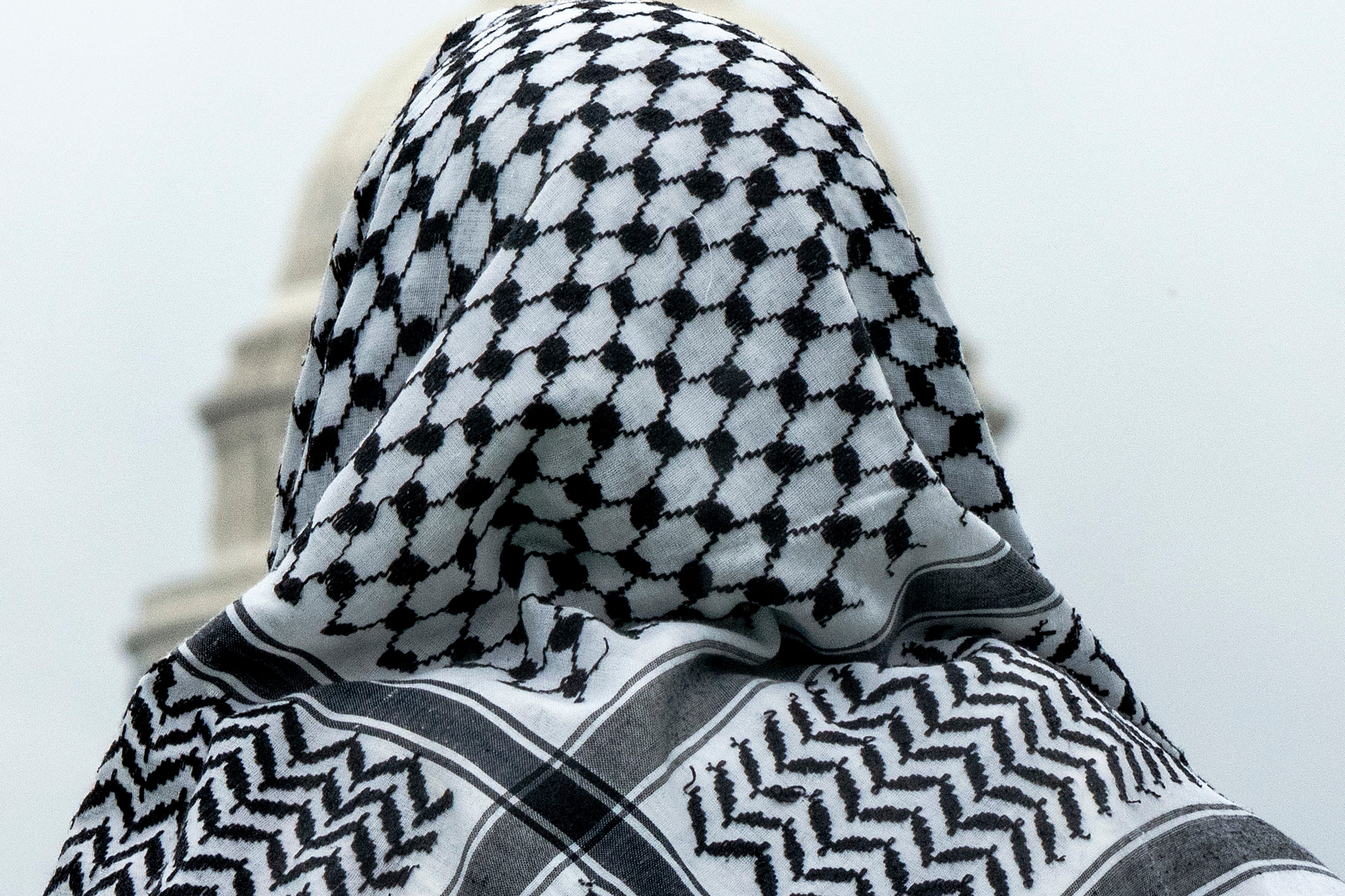 The keffiyeh is an Arab headscarf synonymous with Palestinian culture