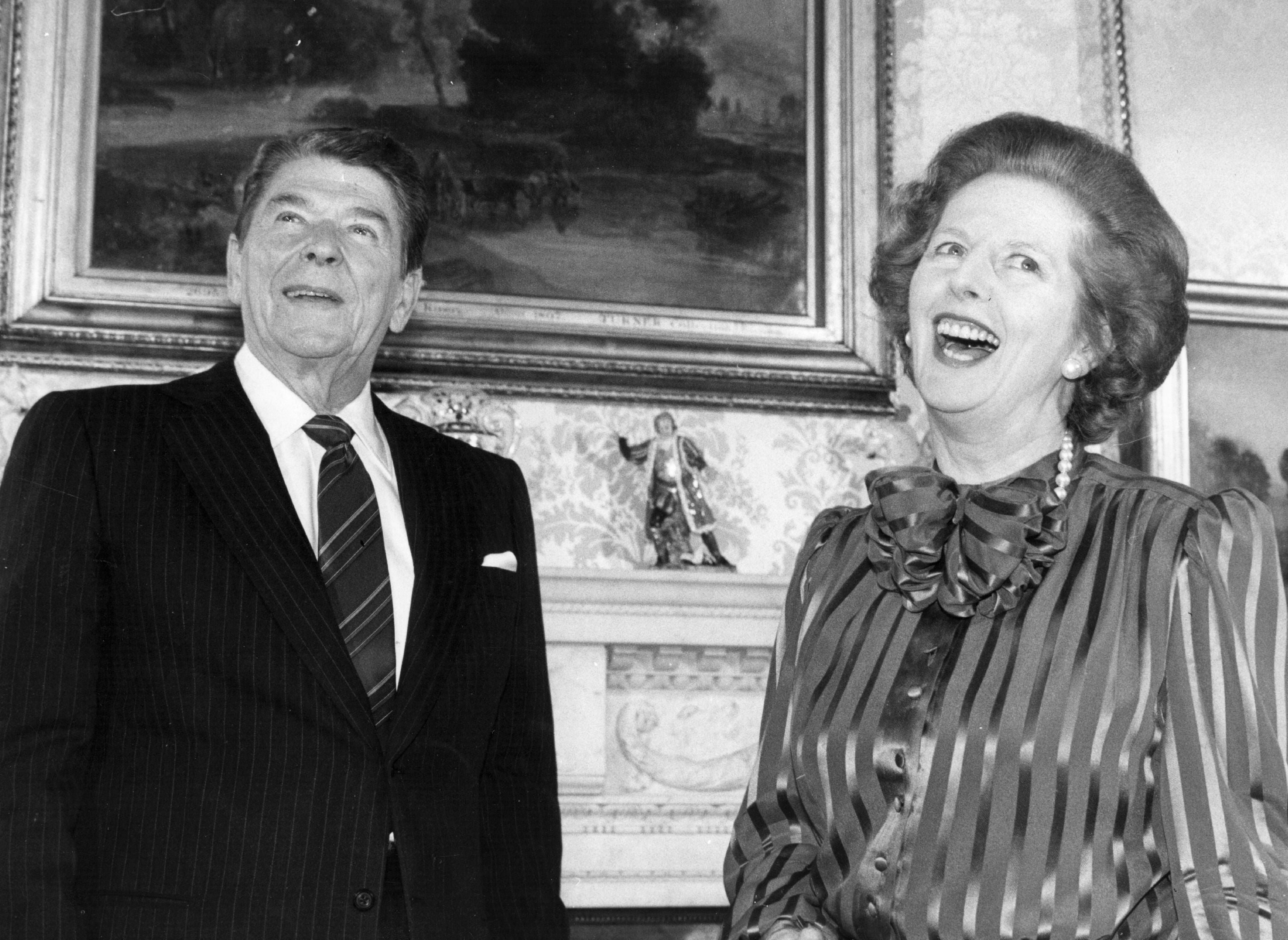 Margaret Thatcher and Ronald Reagan first met on 25 February 1981