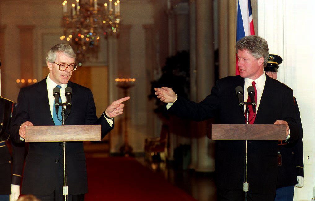 John Major and Bill Clinton first met on 24 February 1993
