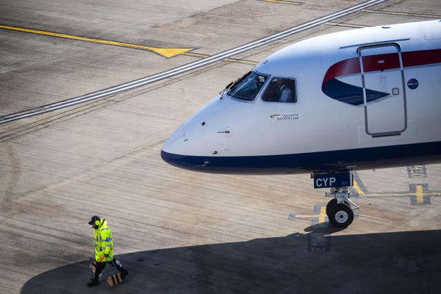 A couple took BA Cityflyer, an arm of British Airways, to court after their flight was delayed (Victoria Jones/PA)