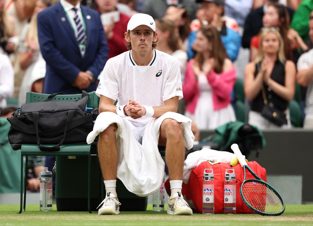 Alex de Minaur withdraws from Wimbledon quarter-final against Novak Djokovic