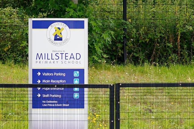 Millstead Primary School in Everton, Liverpool was attended by two primary school children reportedly aged five and six who have recently died (Peter Byrne/PA)