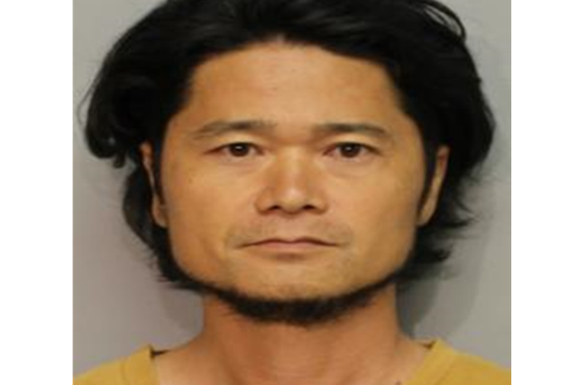 <p>Akito Fukushima was arrested at 6.45am on Tuesday for first-degree ‘terroristic threatening’ </p>