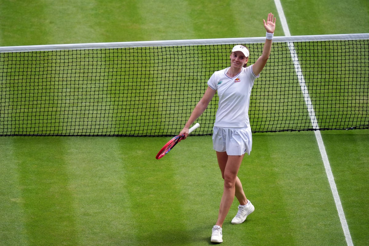 Elena Rybakina powers past Elina Svitolina to reach Wimbledon semi-final