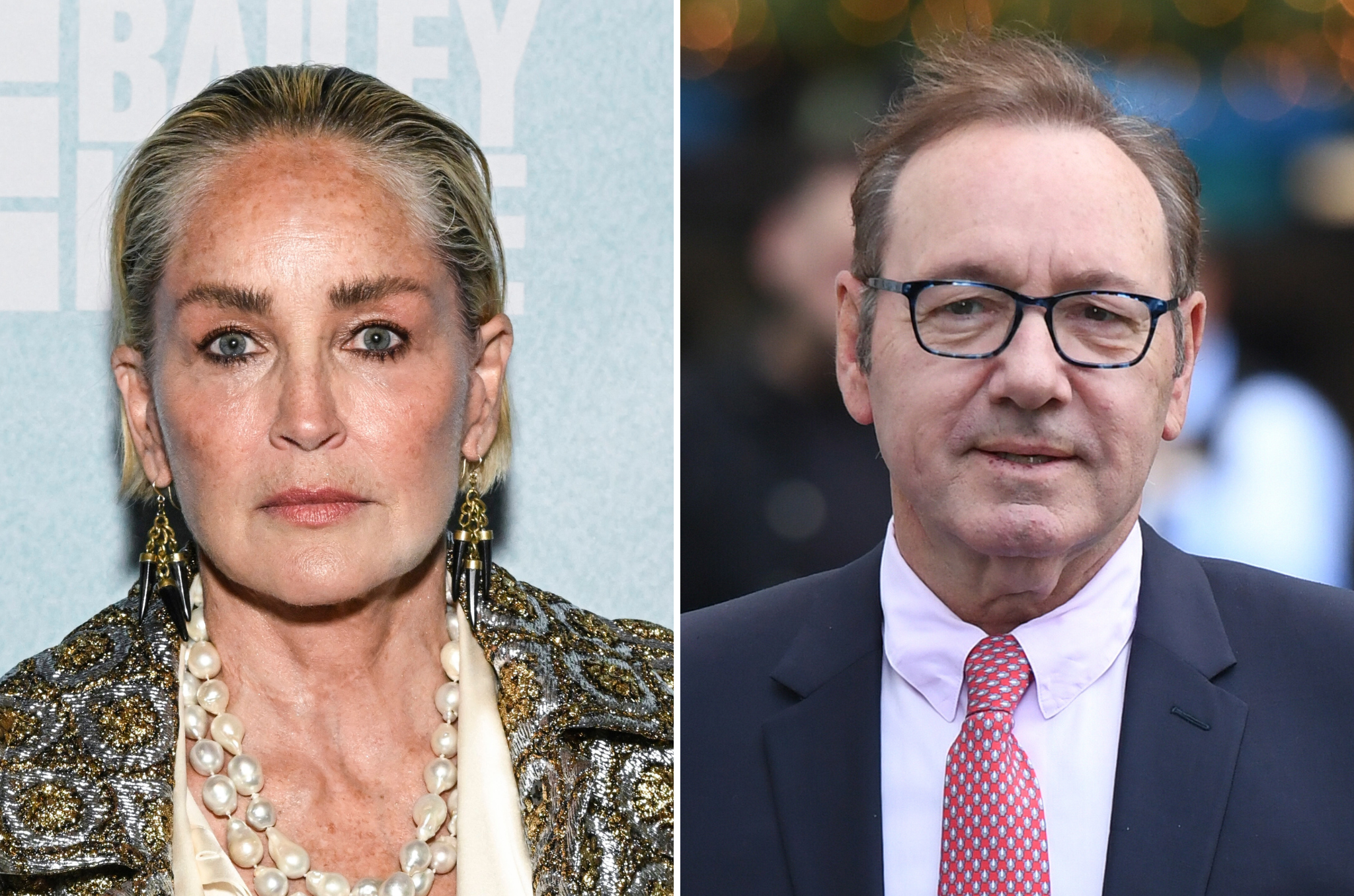 ‘That’s why he’s not allowed to come back. Because he offended men,’ Sharon Stone said of Kevin Spacey
