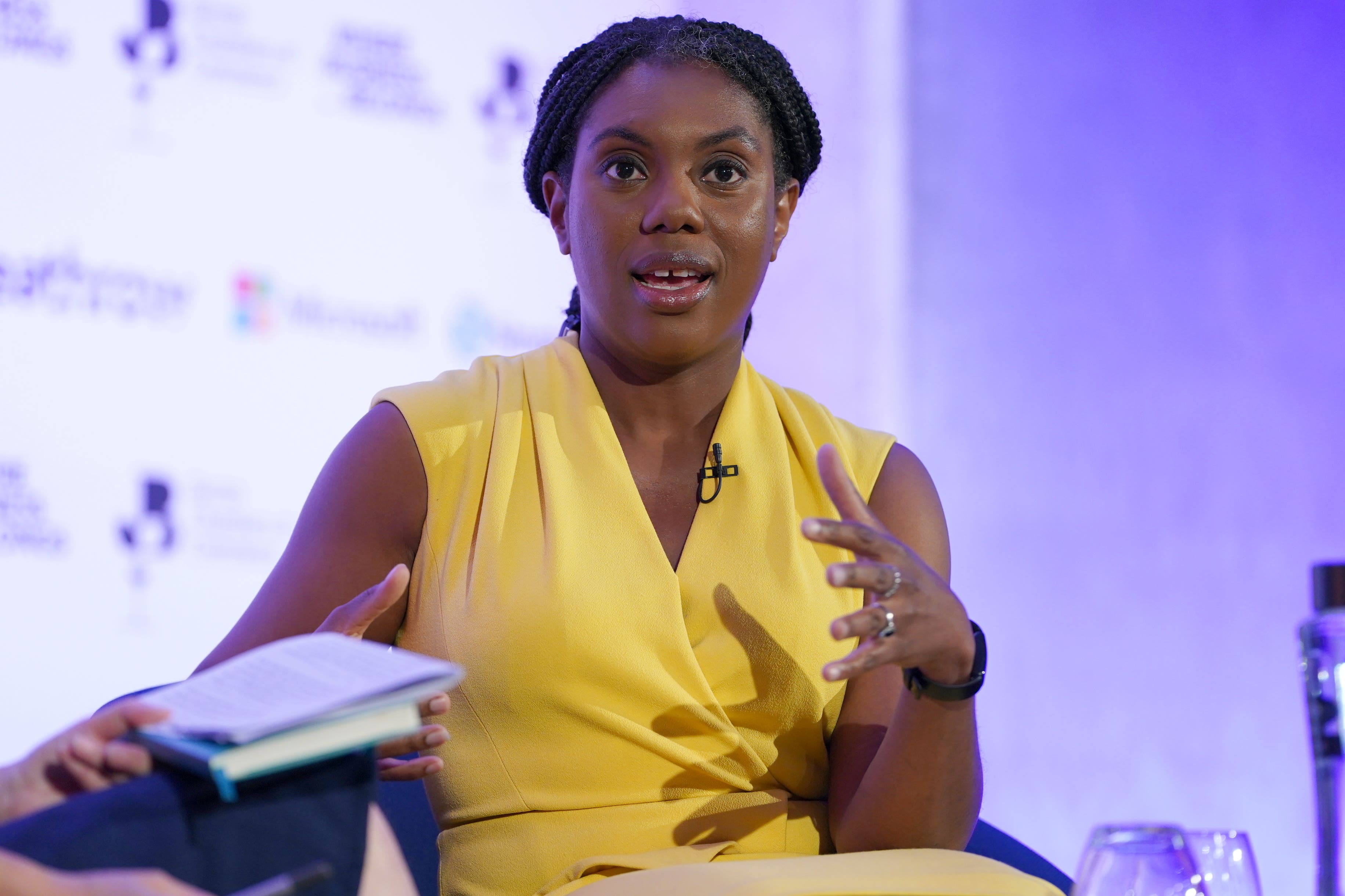 Kemi Badenoch has said there was ‘too much nodding along’ in Cabinet when the Tories were in power (Lucy North/PA)